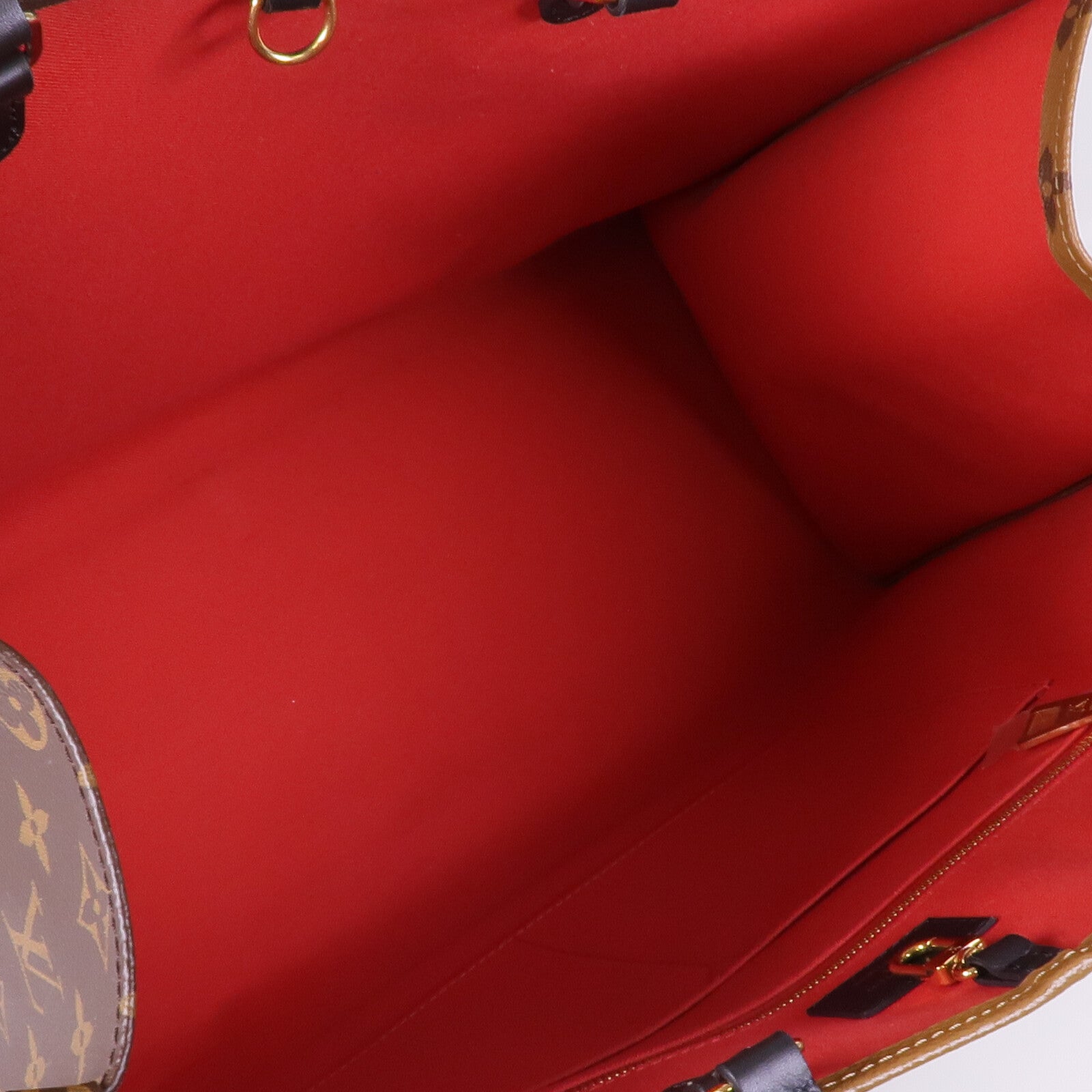 LOUIS VUITTON Monogram Giant/Reverse On The Go MM金扣手挽肩背兩用袋