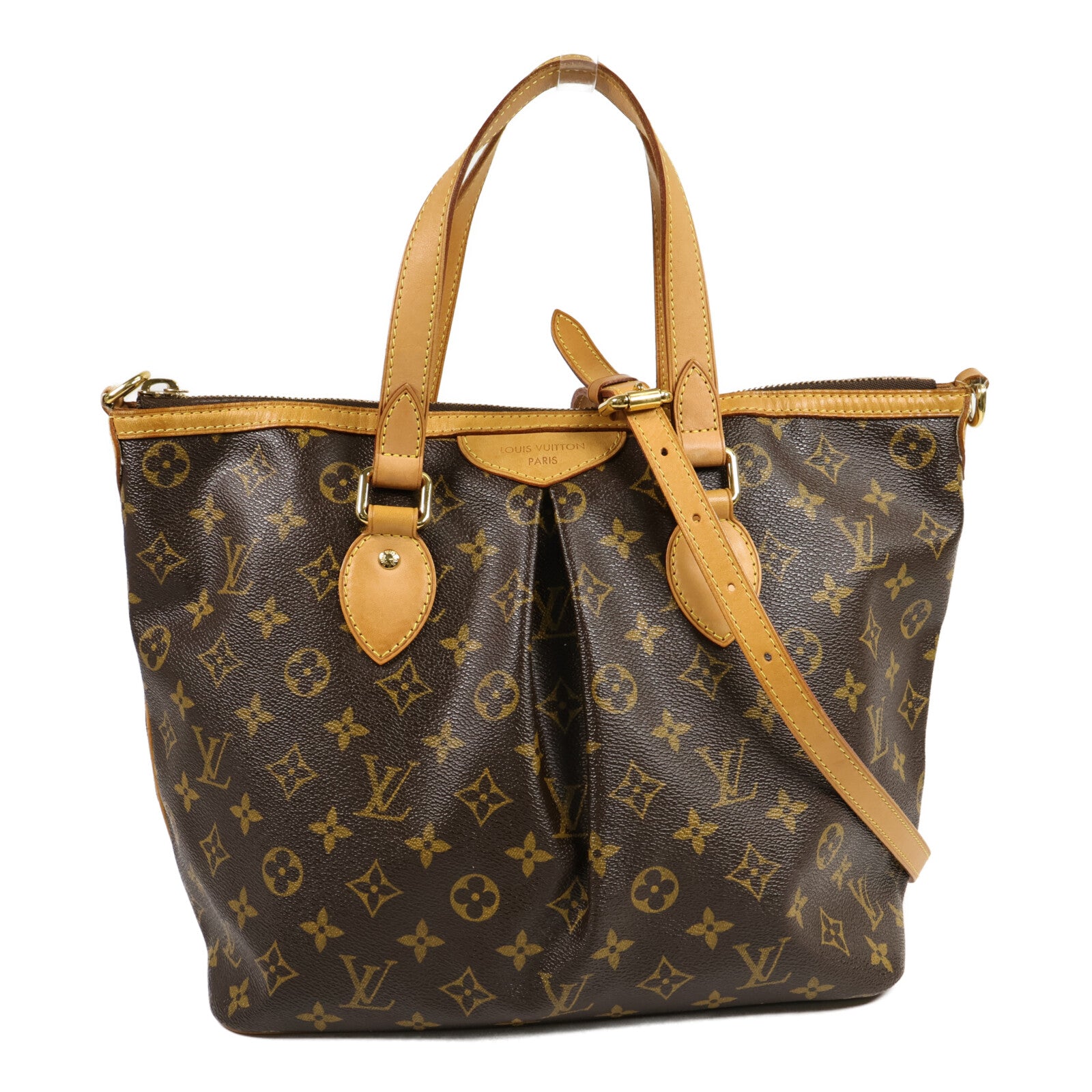 LOUIS VUITTON Monogram Palermo PM手挽肩背兩用袋