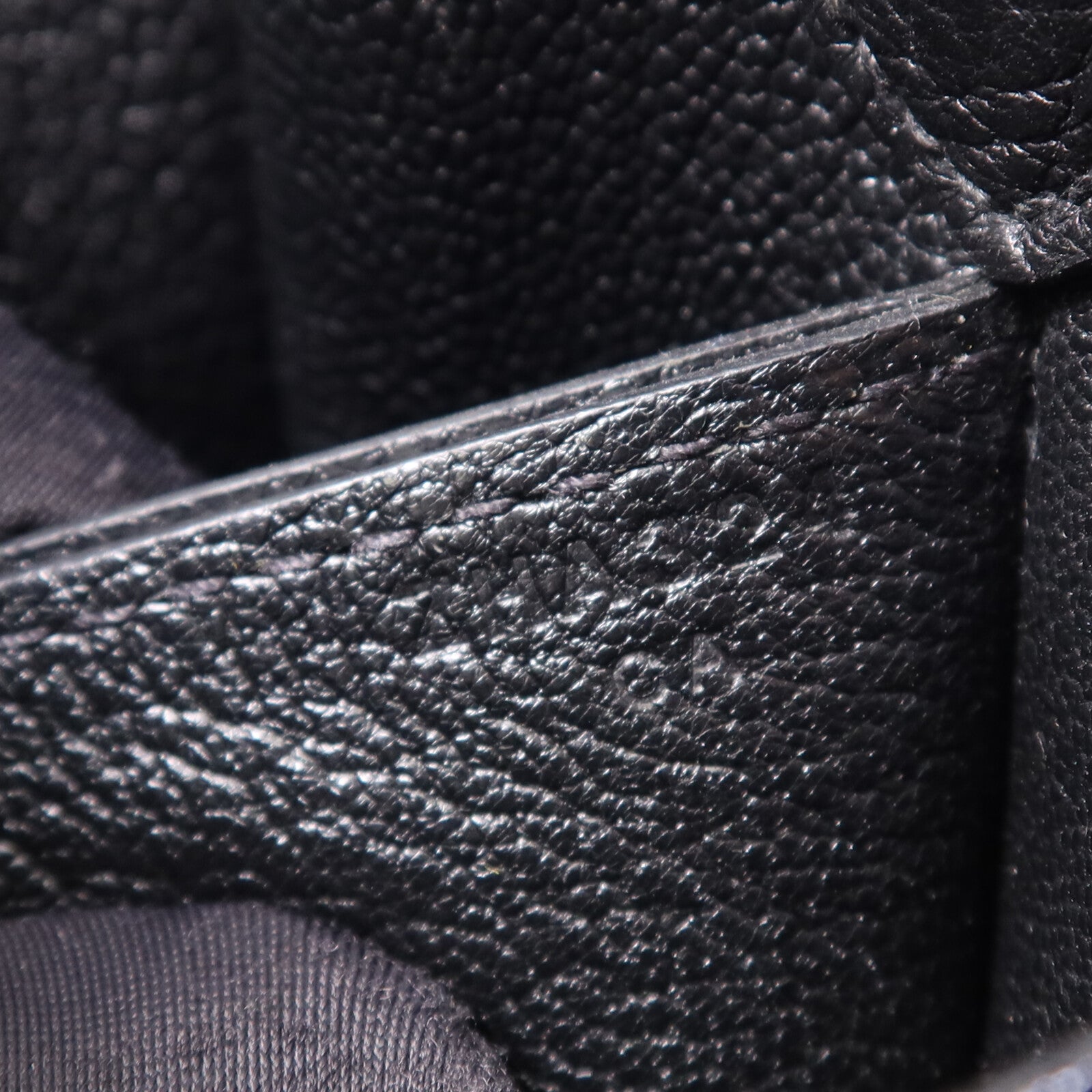 HERMES Clemence皮革Roulis 23銀扣肩背袋Noir