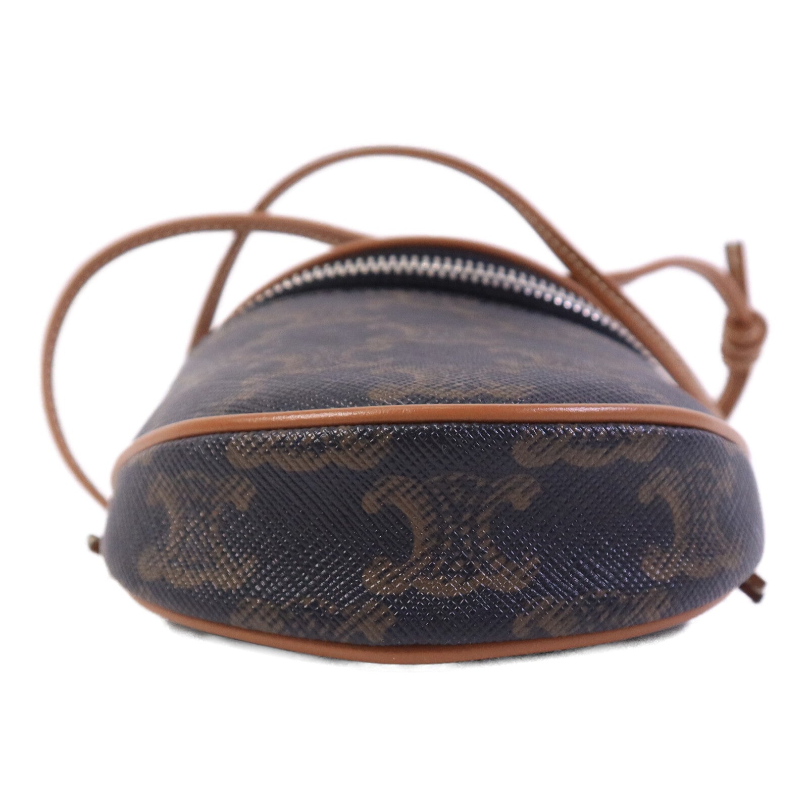 CELINE 塗層帆布Small Zipped Purse肩背袋