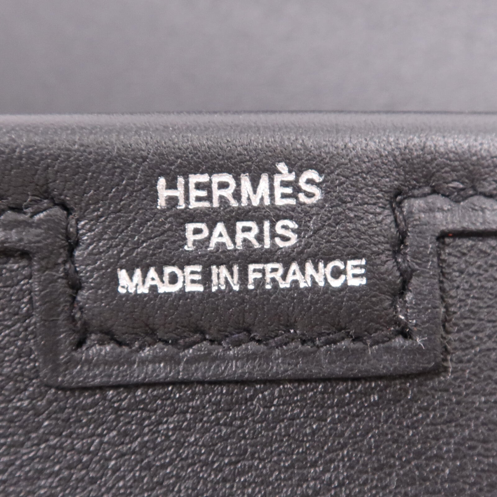 HERMES Swift皮革Jige PM手拿包Noir