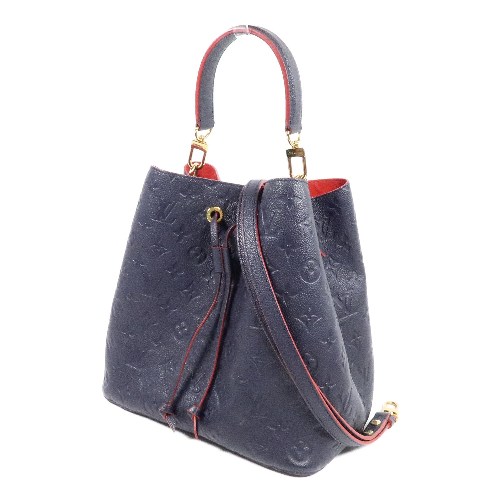 LOUIS VUITTON Monogram Empreinte Neo Noe MM手挽肩背兩用袋