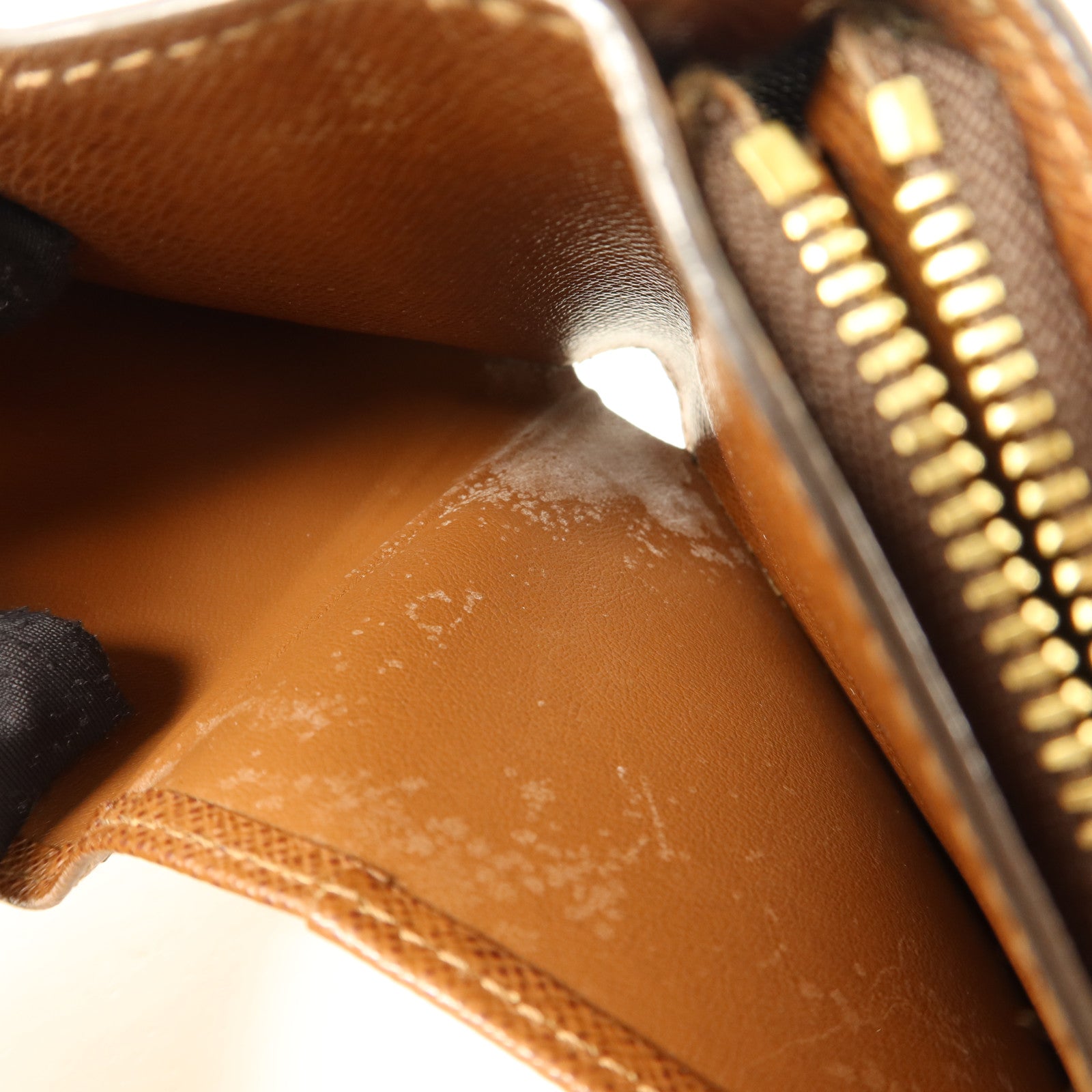 LOUIS VUITTON Monogram Compact Zipper Wallet金扣錢包