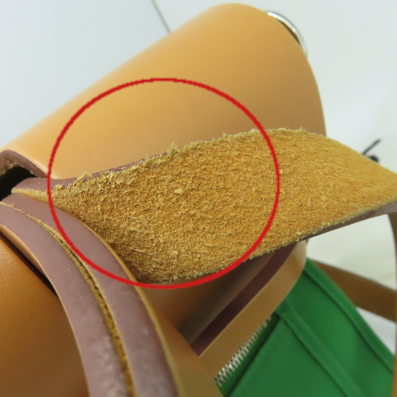 HERMES 帆布Herbag PM 2Way Shoulder Bag銀扣手挽肩背兩用袋Cactus鴨綠色