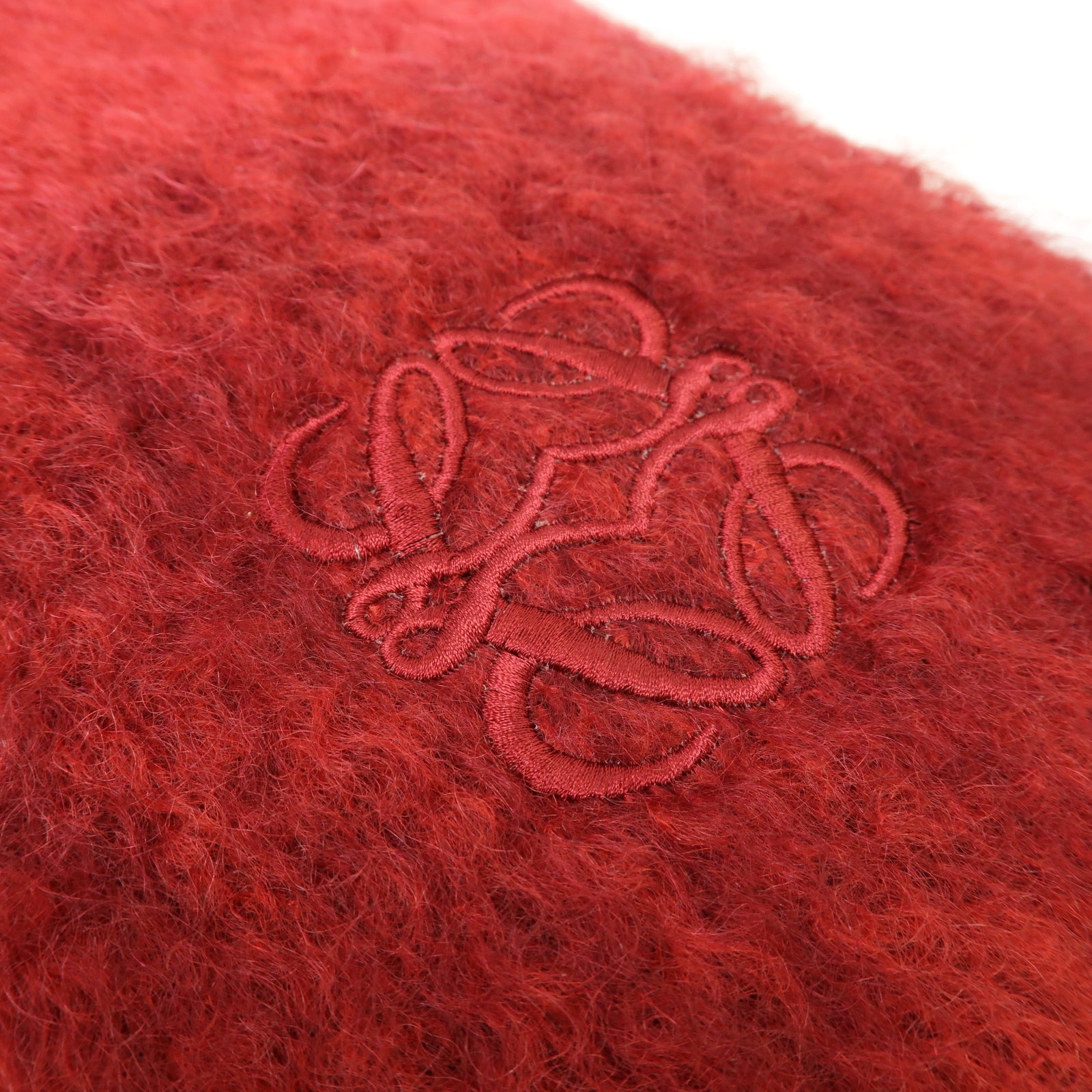 LOEWE 【激減優惠】Mohair Muffler圍巾紅色
