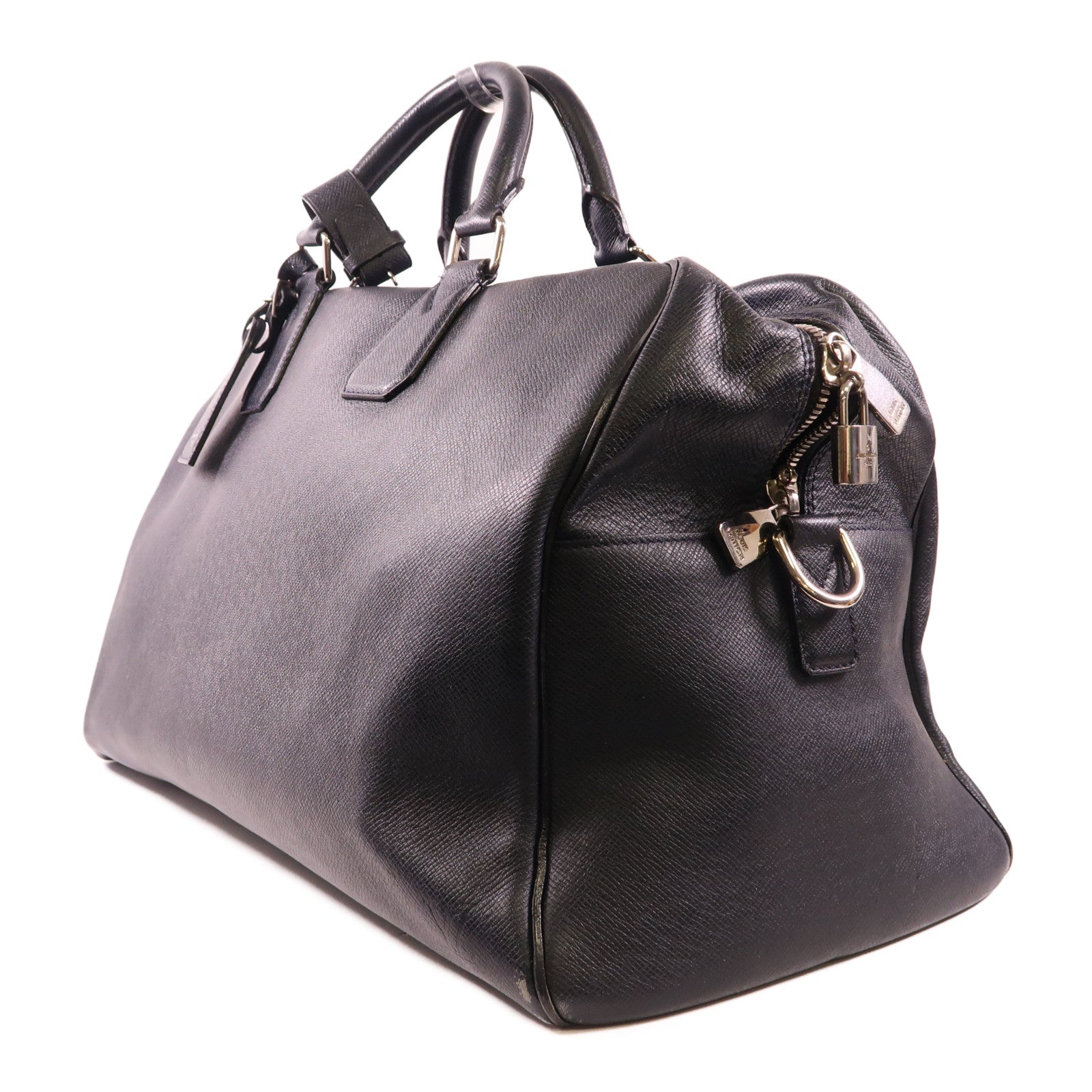 LOUIS VUITTON Taiga皮革Taiga Neo Kendall銀扣手挽肩背兩用袋