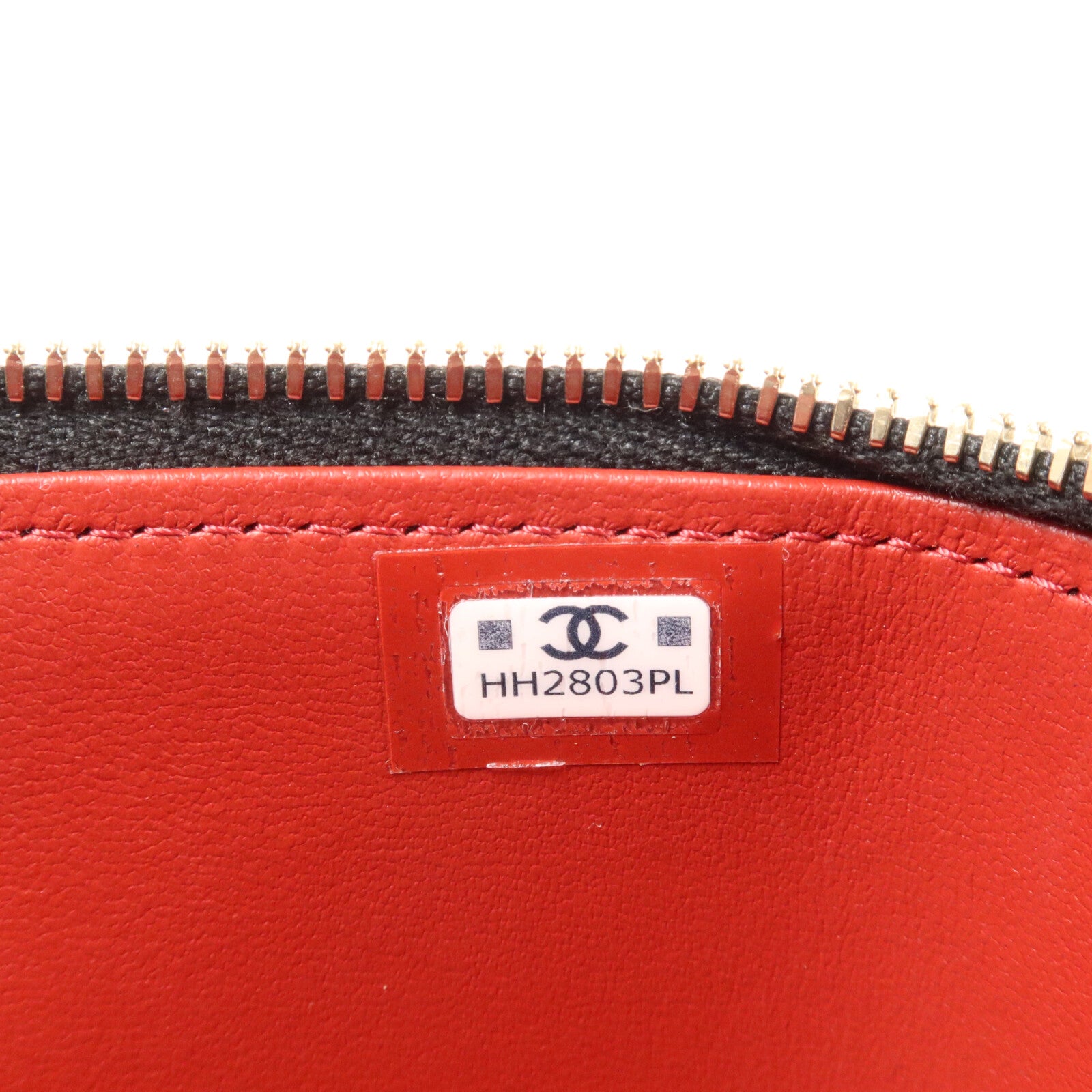 CHANEL 羊皮皮革Vanity Case鏈帶肩背袋