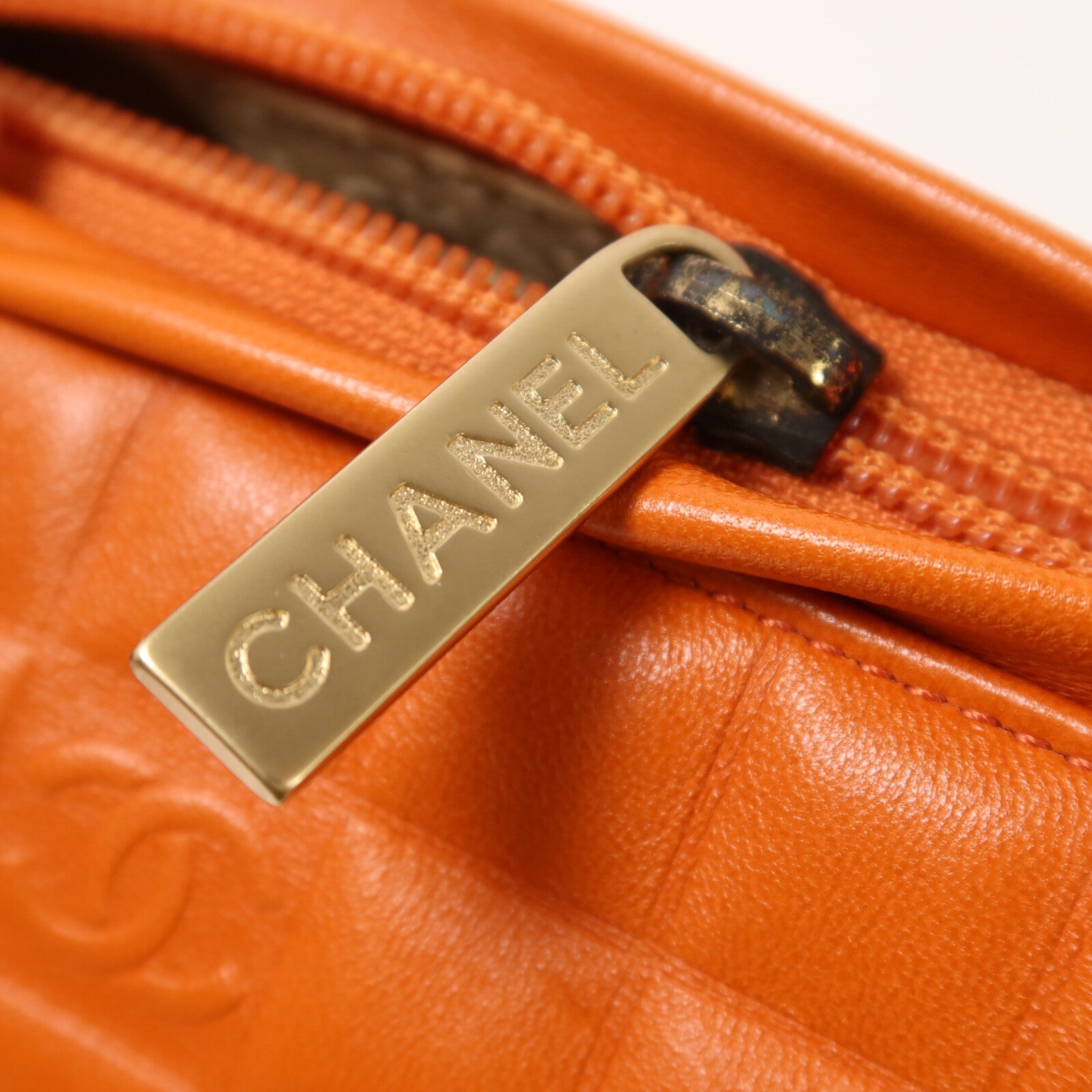 CHANEL 羊皮皮革Vintage手挽袋
