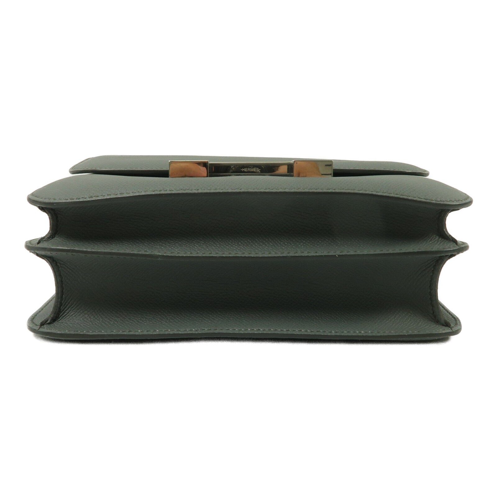 HERMES Epsom皮革Constance 24肩背袋Bleu Orage