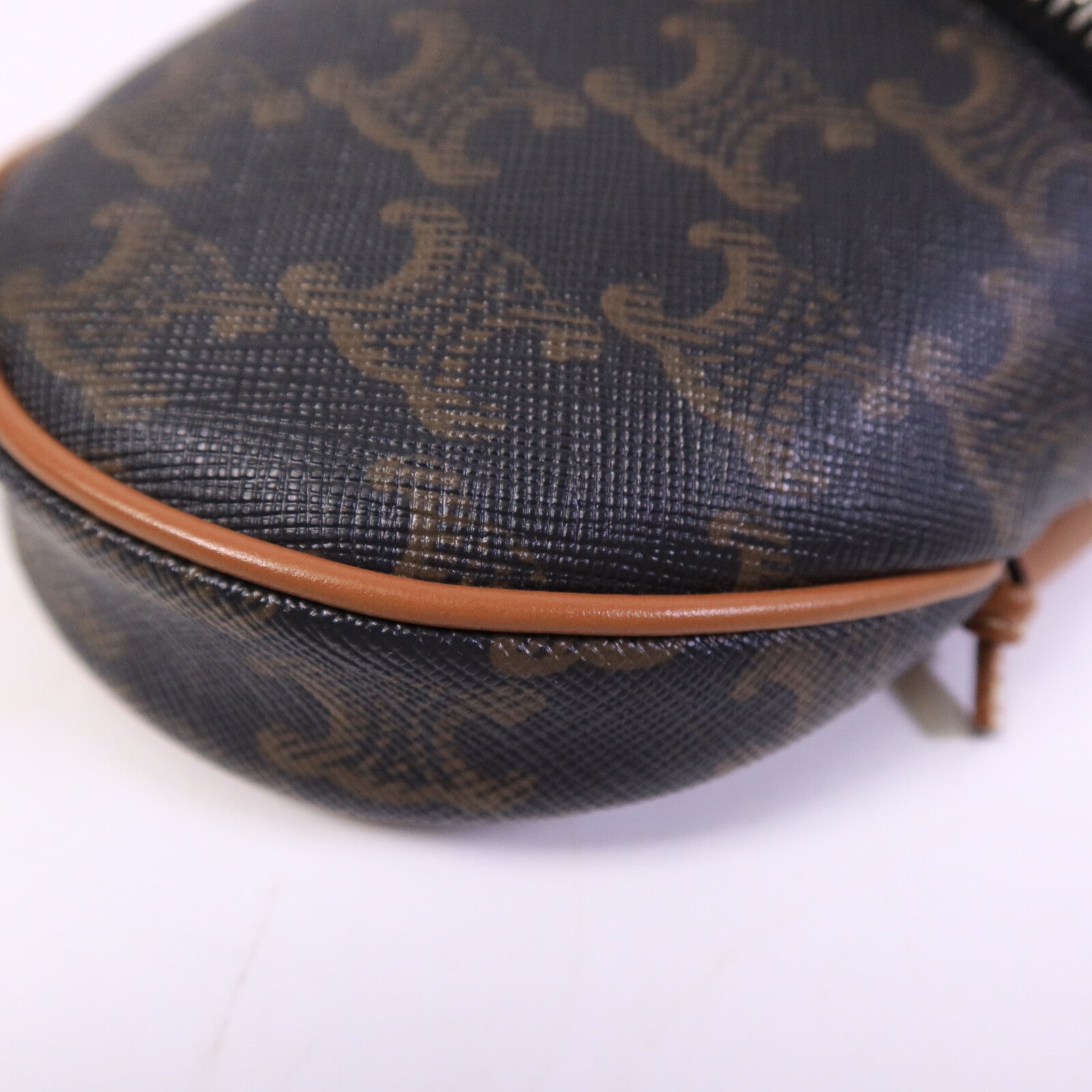CELINE 塗層帆布Small Zipped Purse肩背袋