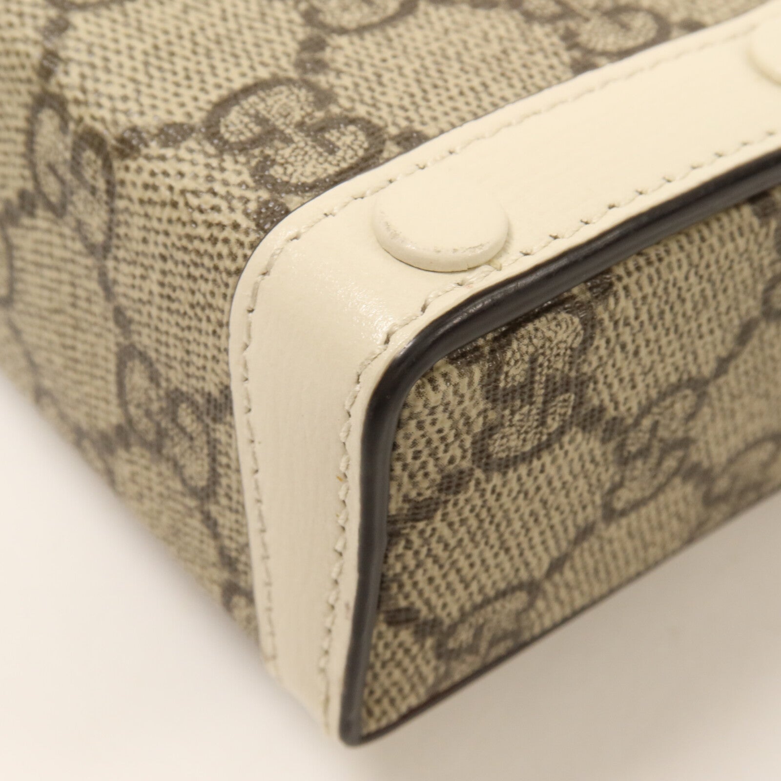 GUCCI 塗層帆布Horsebit Jumbo GG Shoulder Bag肩背袋
