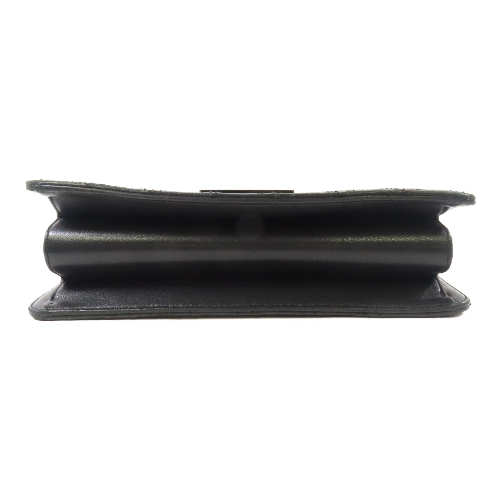 CHANEL 牛皮皮革Shoulder Bag金扣肩背袋