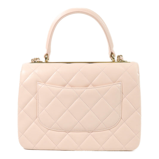 CHANEL 羊皮皮革Trendy CC Medium手挽肩背兩用袋