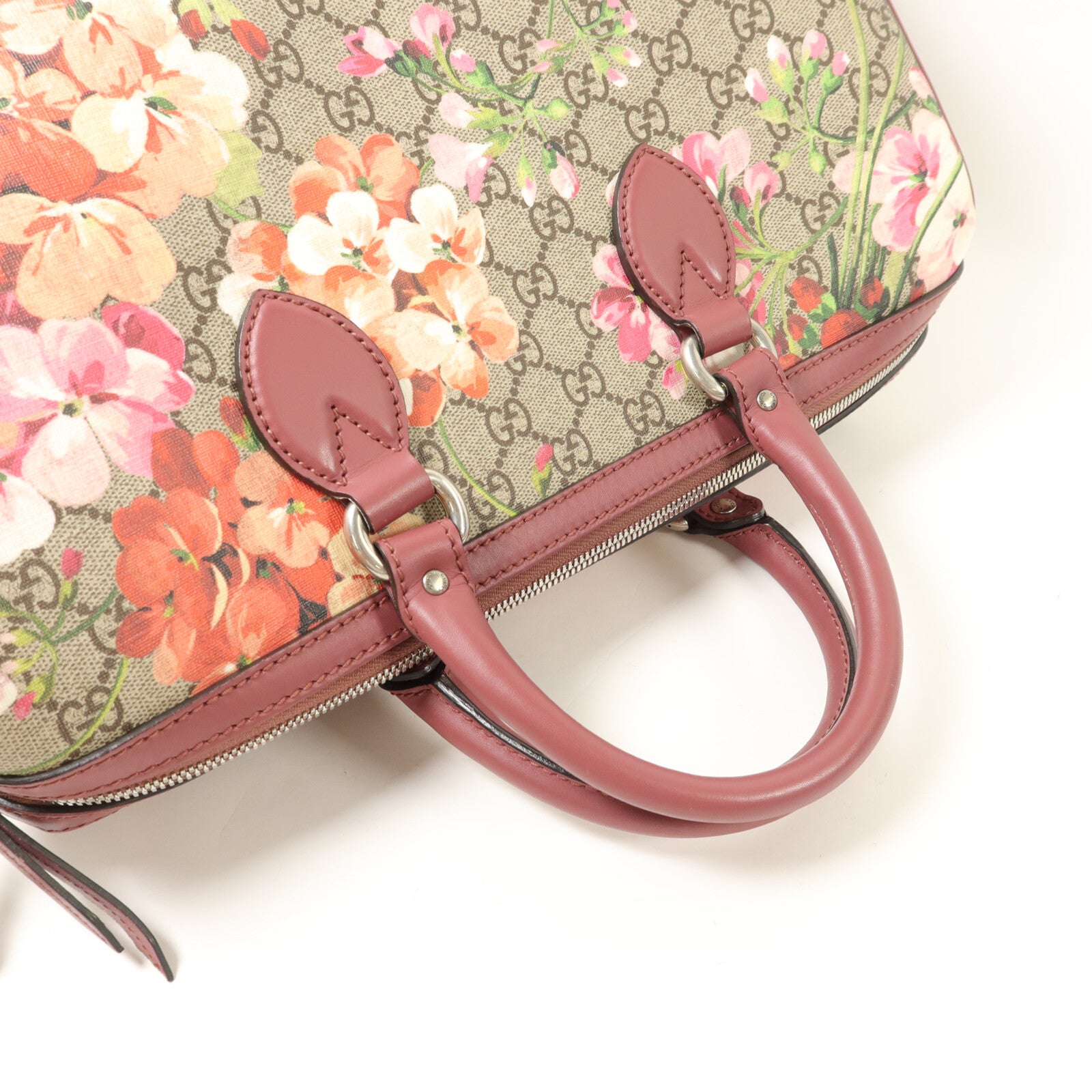 GUCCI 塗層帆布Boston Bag手挽肩背兩用袋