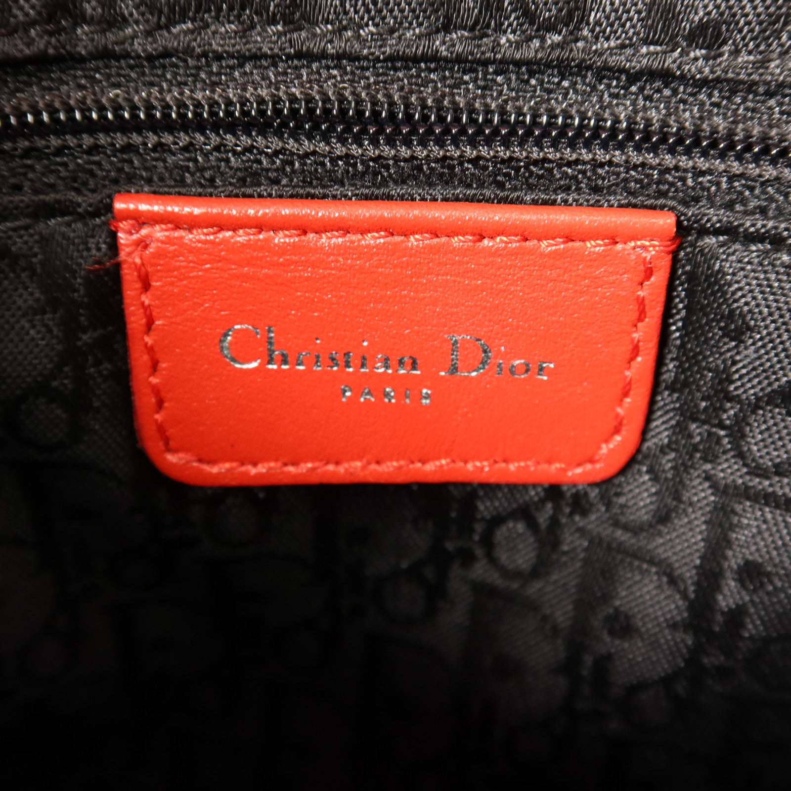 Dior 帆布Vintage Saddle Bag銀扣肩背袋