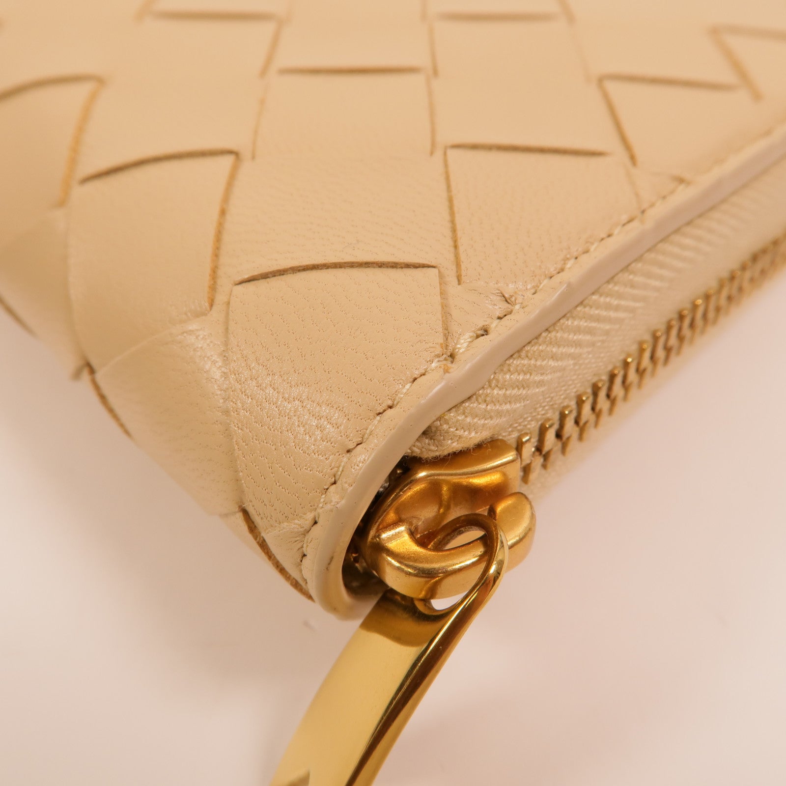 BOTTEGA VENETA 羊皮皮革Zipper Long Wallet長錢包
