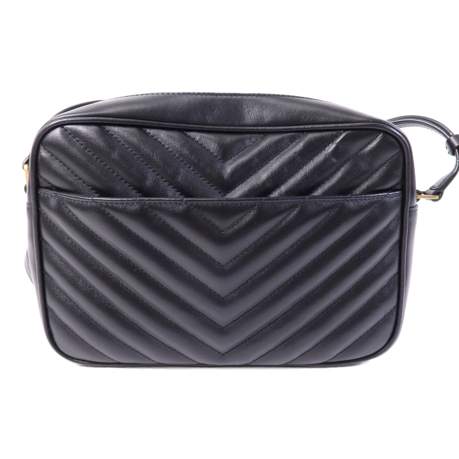 SAINT LAURENT 牛皮皮革LOU Camera Bag金扣肩背袋