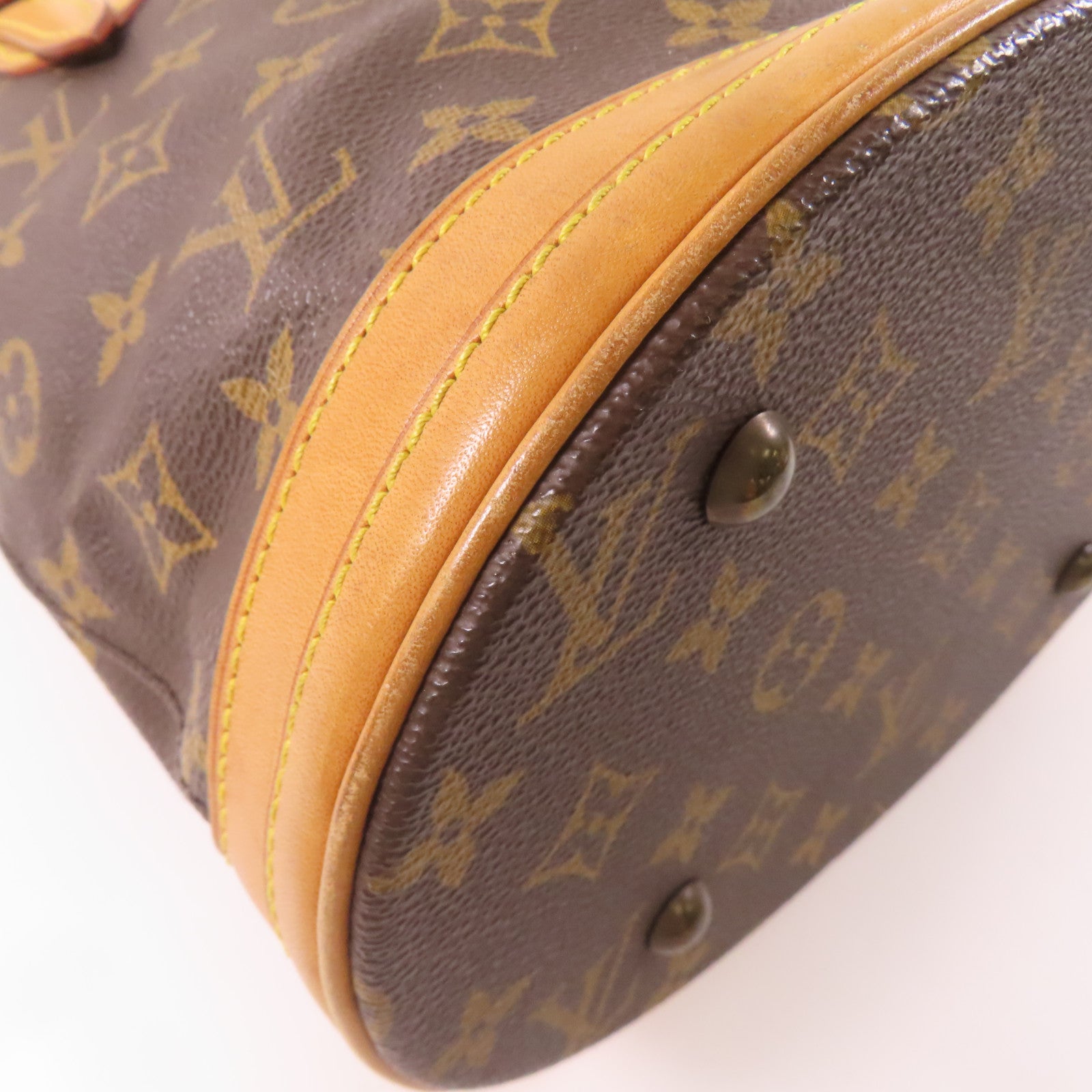 LOUIS VUITTON Monogram Bucket金扣肩背袋啡色