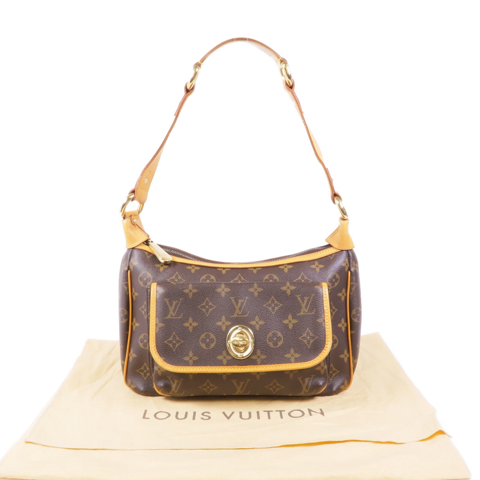 LOUIS VUITTON Monogram Tikal GM金扣肩背袋