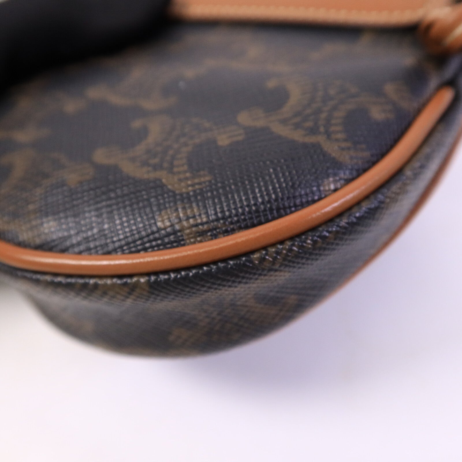 CELINE 塗層帆布Small Zipped Purse肩背袋