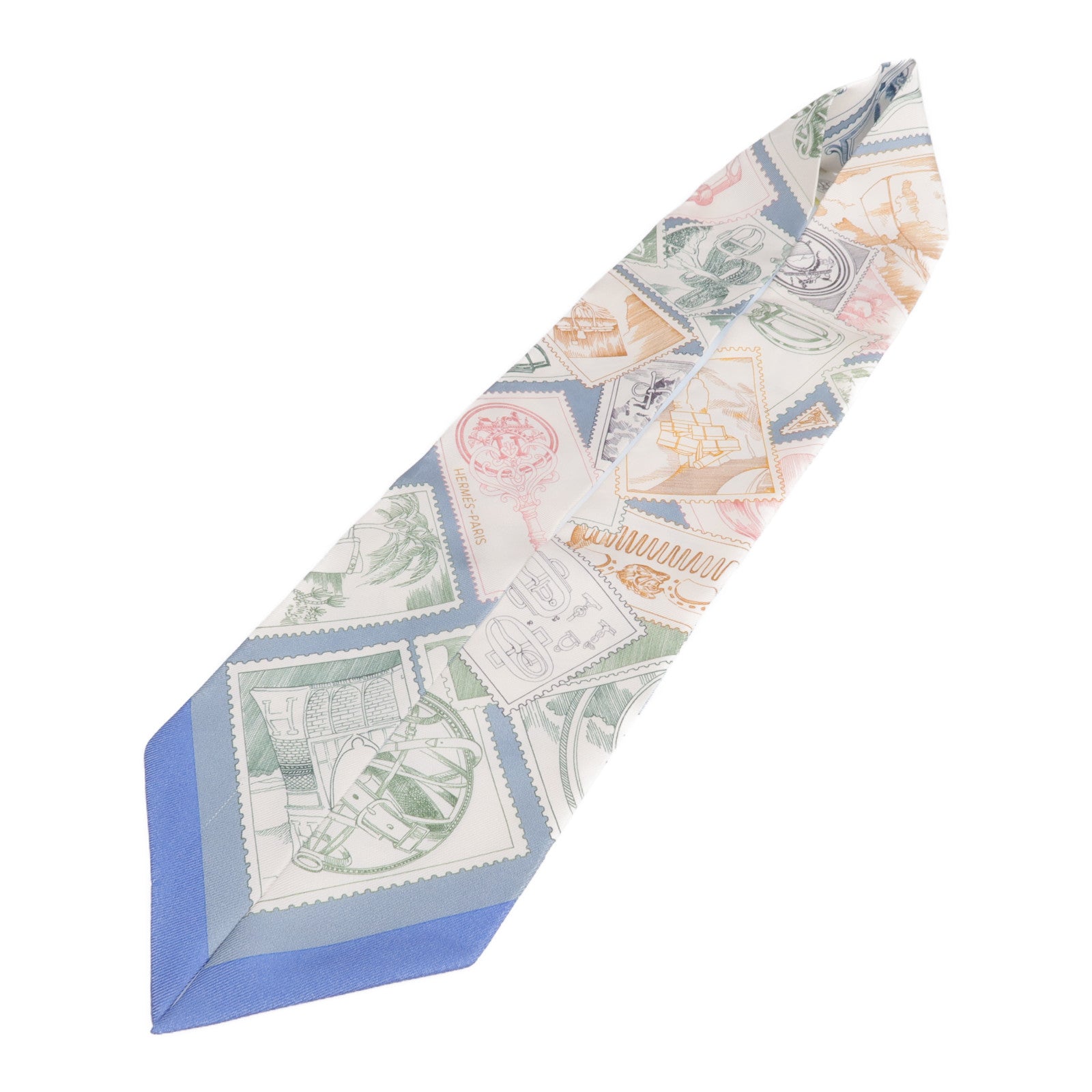 HERMES 絲質Twilly絲巾