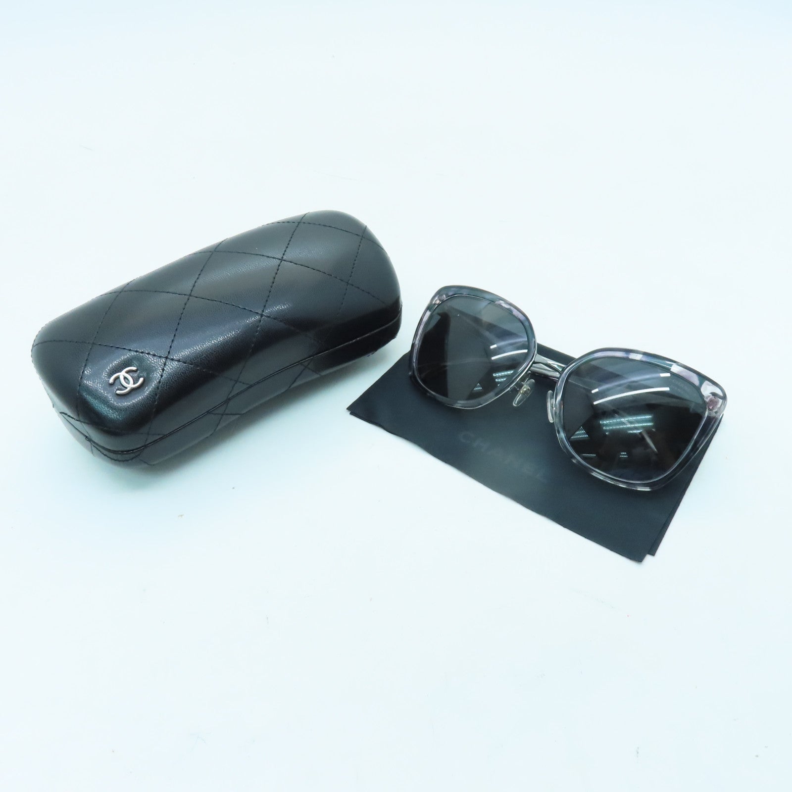 CHANEL PVC Sunglasses太阳眼镜黑色