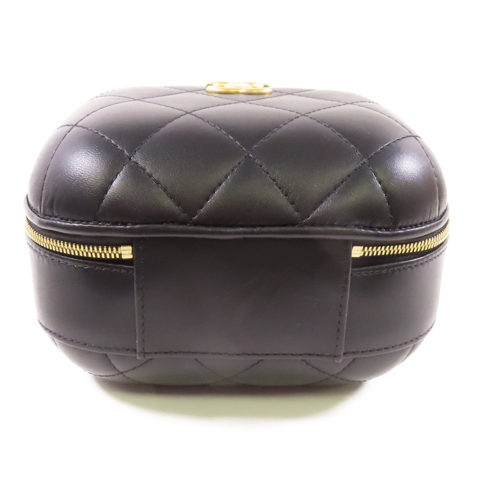 CHANEL 【激減優惠】牛皮皮革Chain Shoulder金扣鏈帶手挽肩背兩用袋