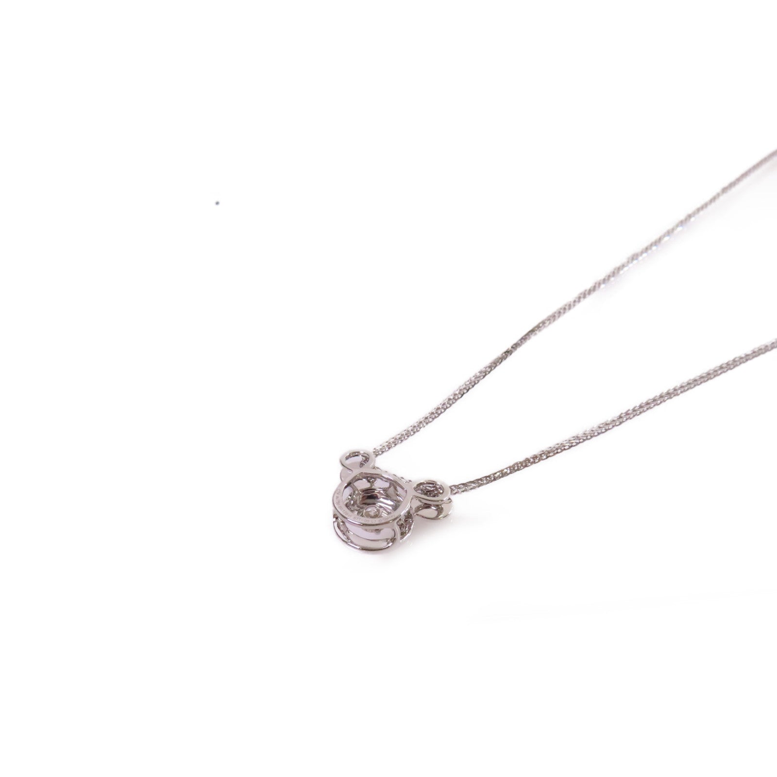 JEWELRY 18K白金/0.128ct鑽石Mickey Mouse Diamond Necklace項鏈