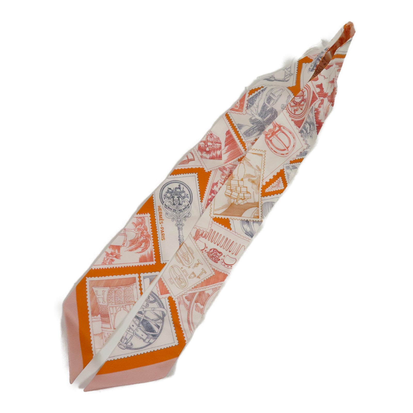 HERMES 絲質Twilly絲巾