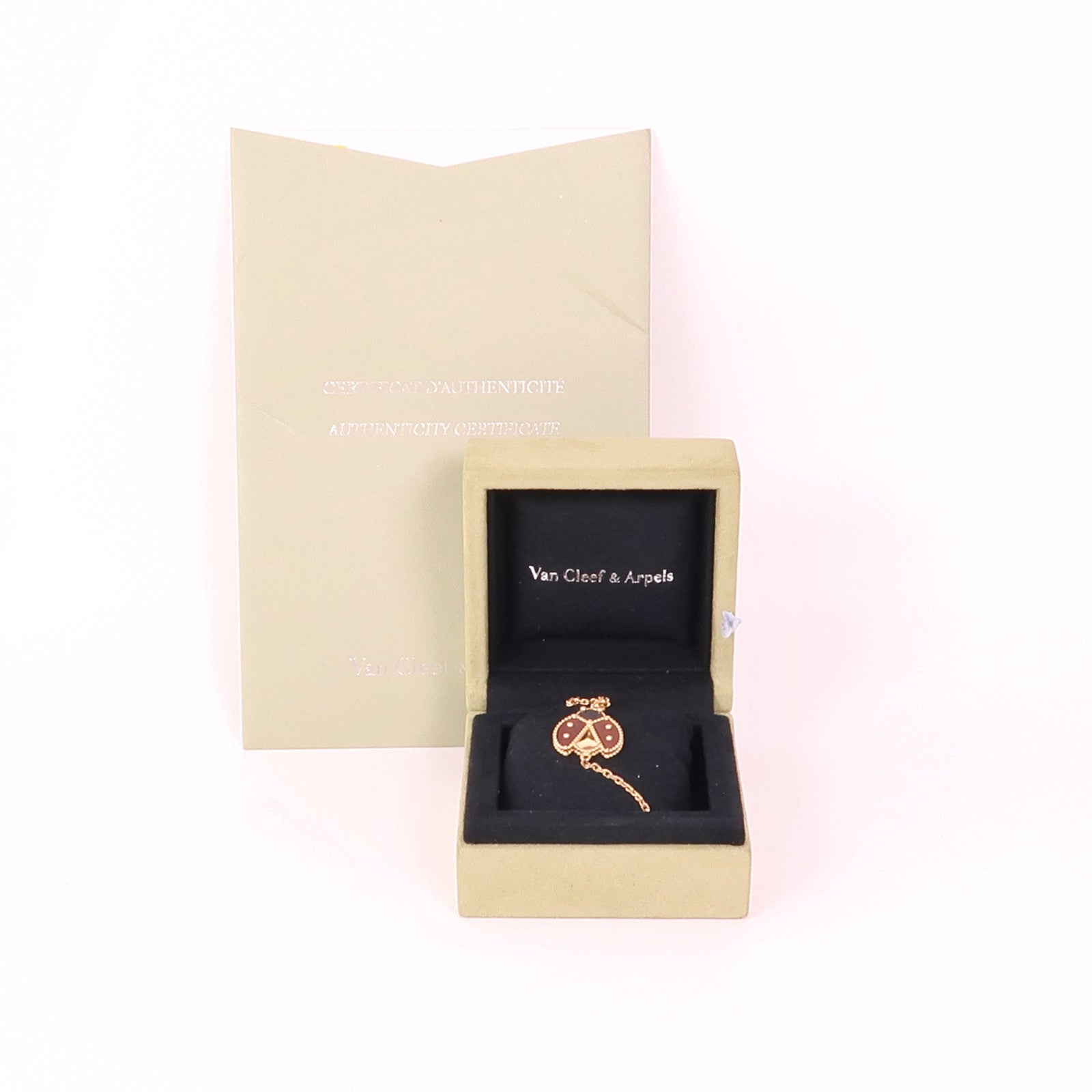 Van Cleef & Arpels 18K玫瑰金Lucky Spring Bracelet縞瑪瑙手鏈