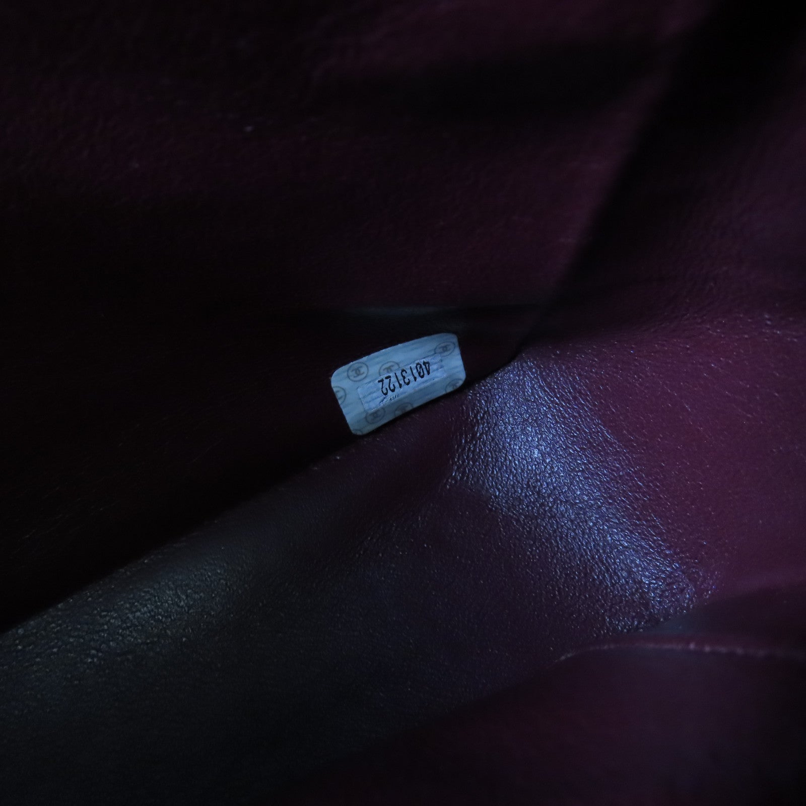 CHANEL 羊皮皮革Vintage Chain Shoulder銀扣鏈帶肩背袋