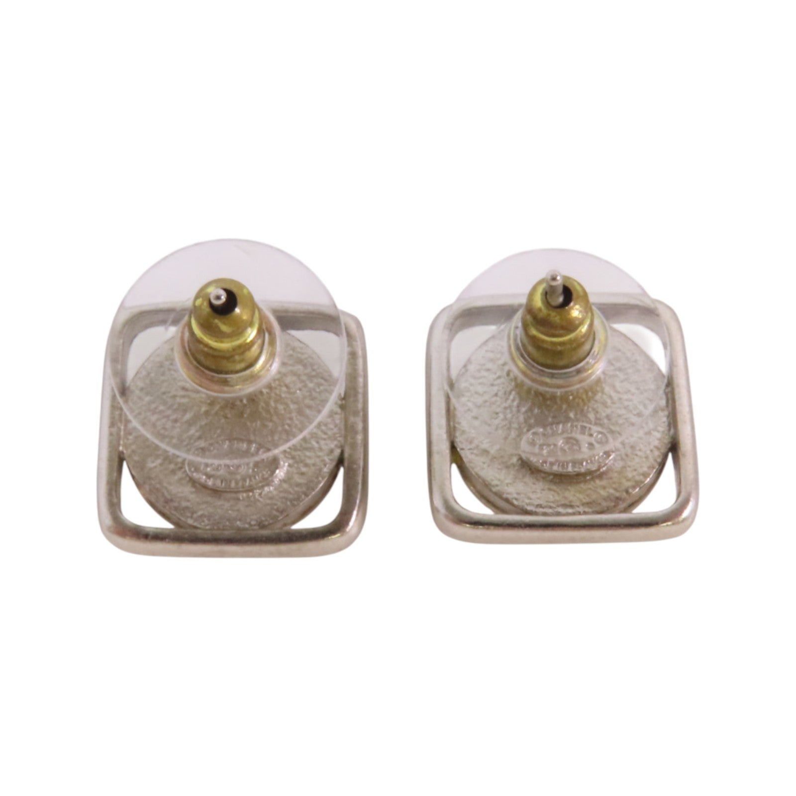 CHANEL 金屬/仿珍珠/水鑽Earrings金扣耳環