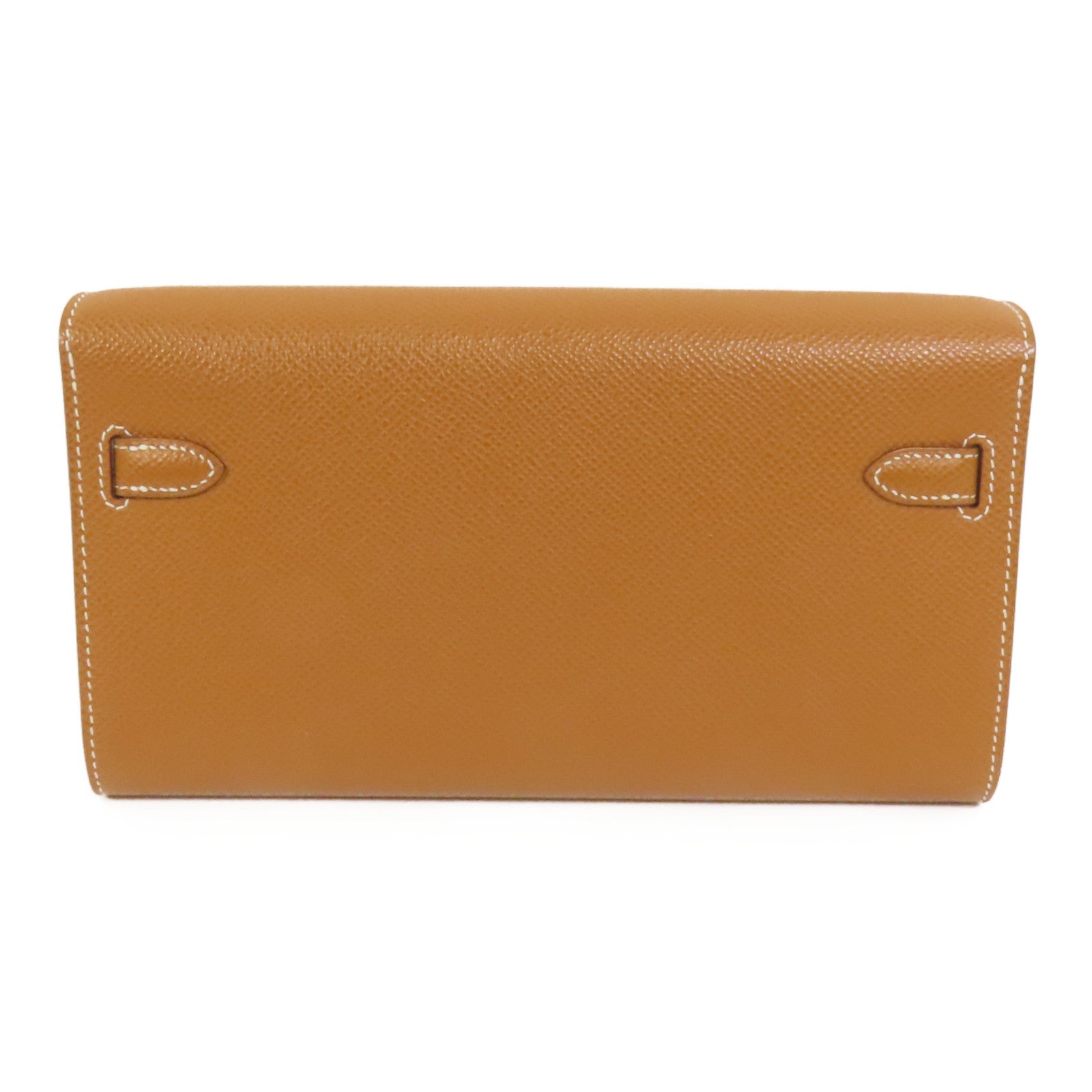 HERMES Epsom皮革Kelly To Go金扣肩背袋Gold