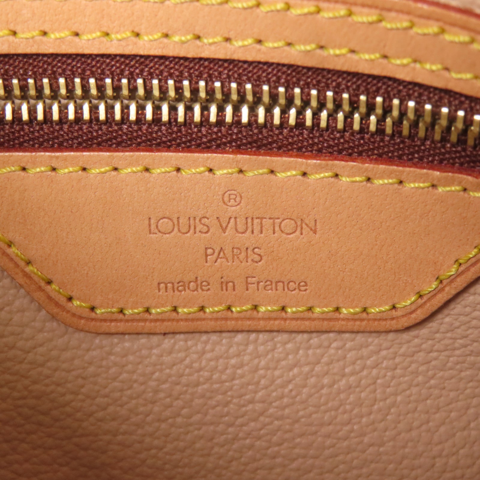 LOUIS VUITTON Monogram Bucket金扣肩背袋啡色