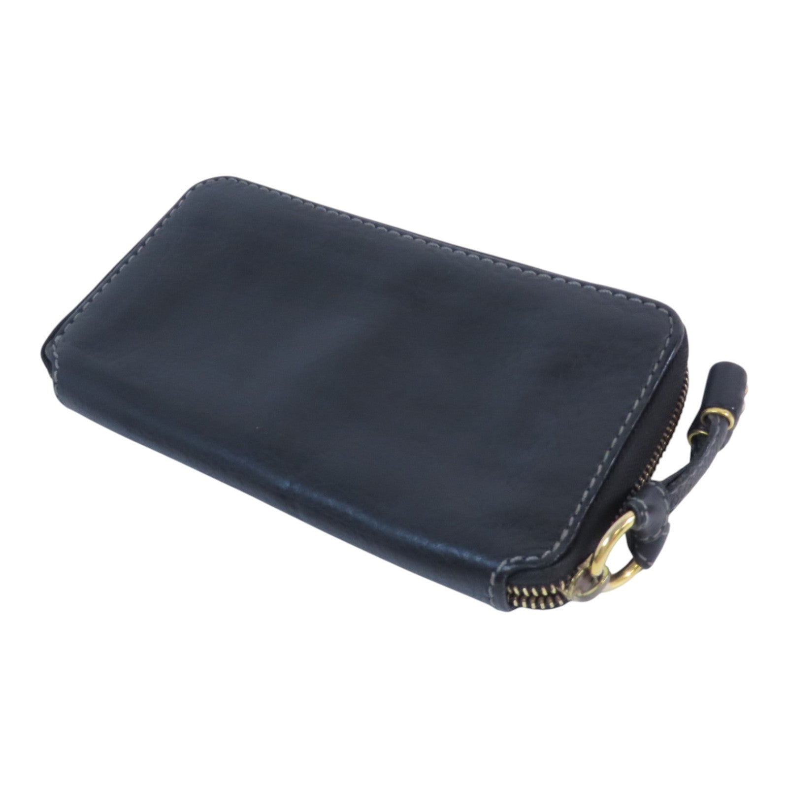 Chloe 牛皮皮革Zipper Long Wallet金扣拉鏈長錢包