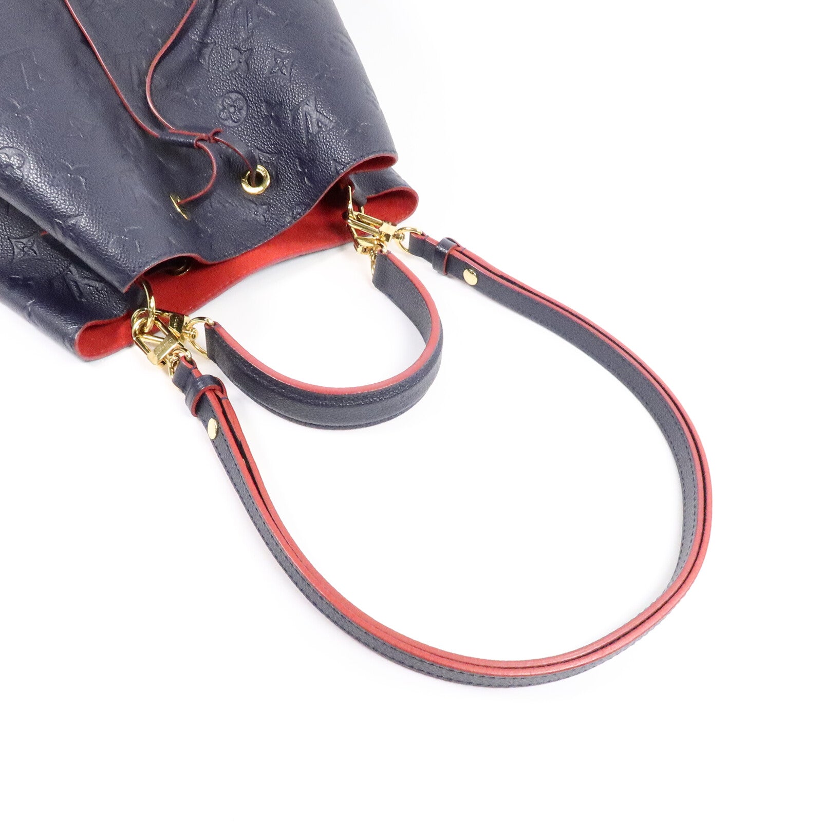 LOUIS VUITTON Monogram Empreinte Neo Noe MM手挽肩背兩用袋
