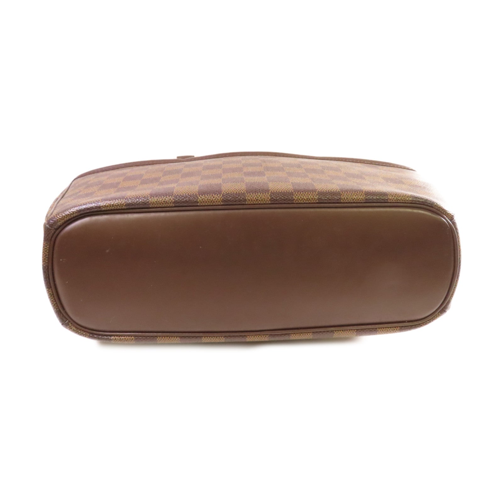 LOUIS VUITTON Damier Ebene Sarria Horizontal Handbag金扣手挽袋啡色