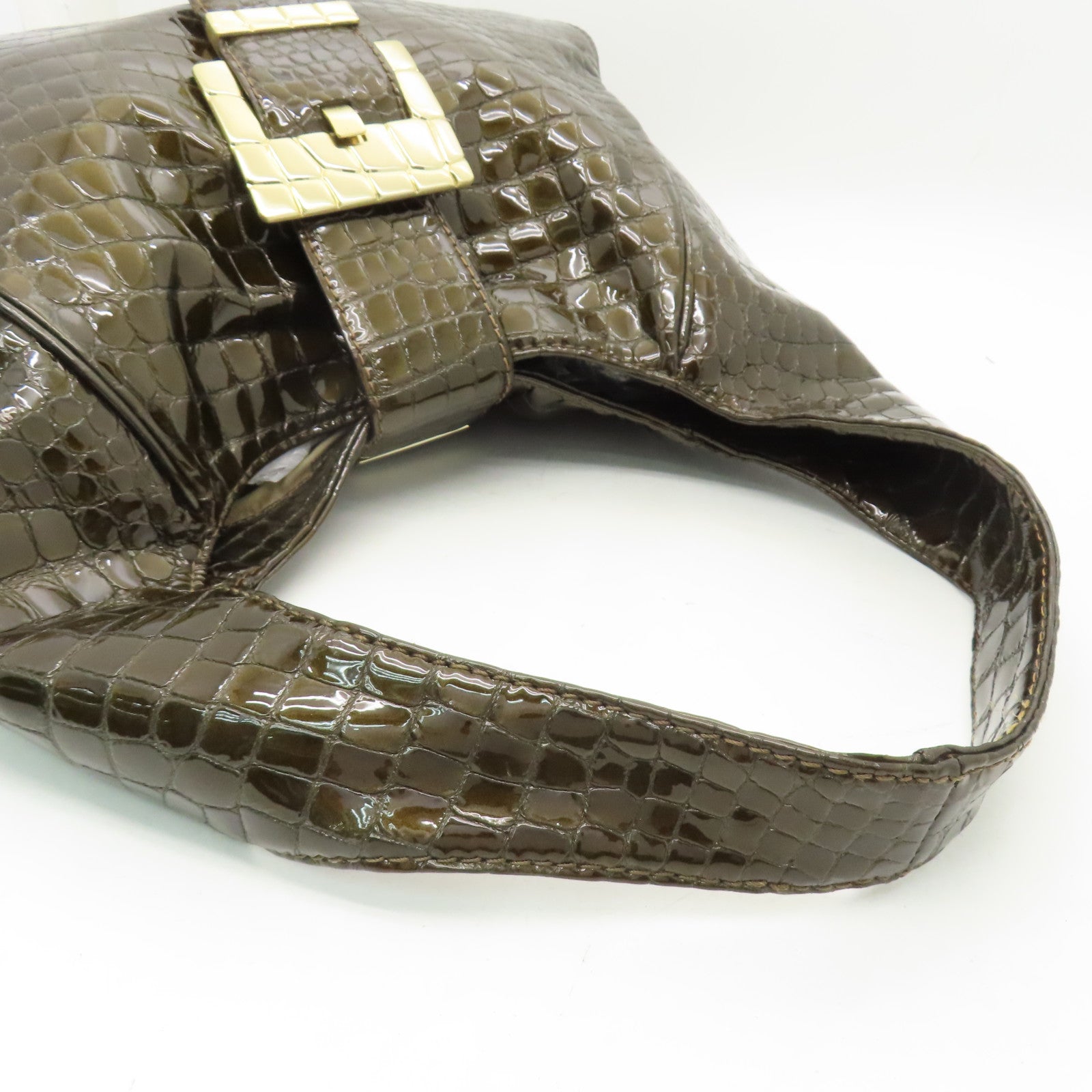 Michael Kors 【激減優惠】牛皮皮革Shoulder Bag金扣肩背袋綠色