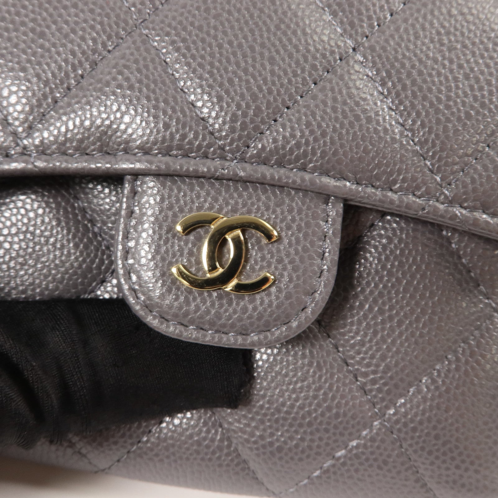 CHANEL 牛皮皮革Classic Small Flap Wallet錢包
