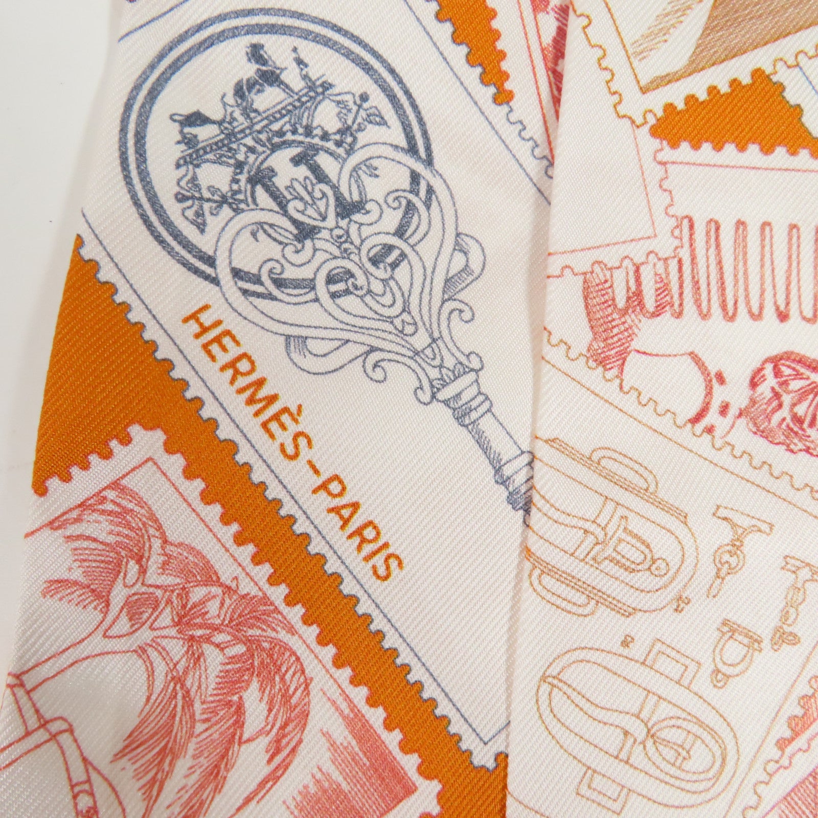 HERMES 絲質Twilly絲巾