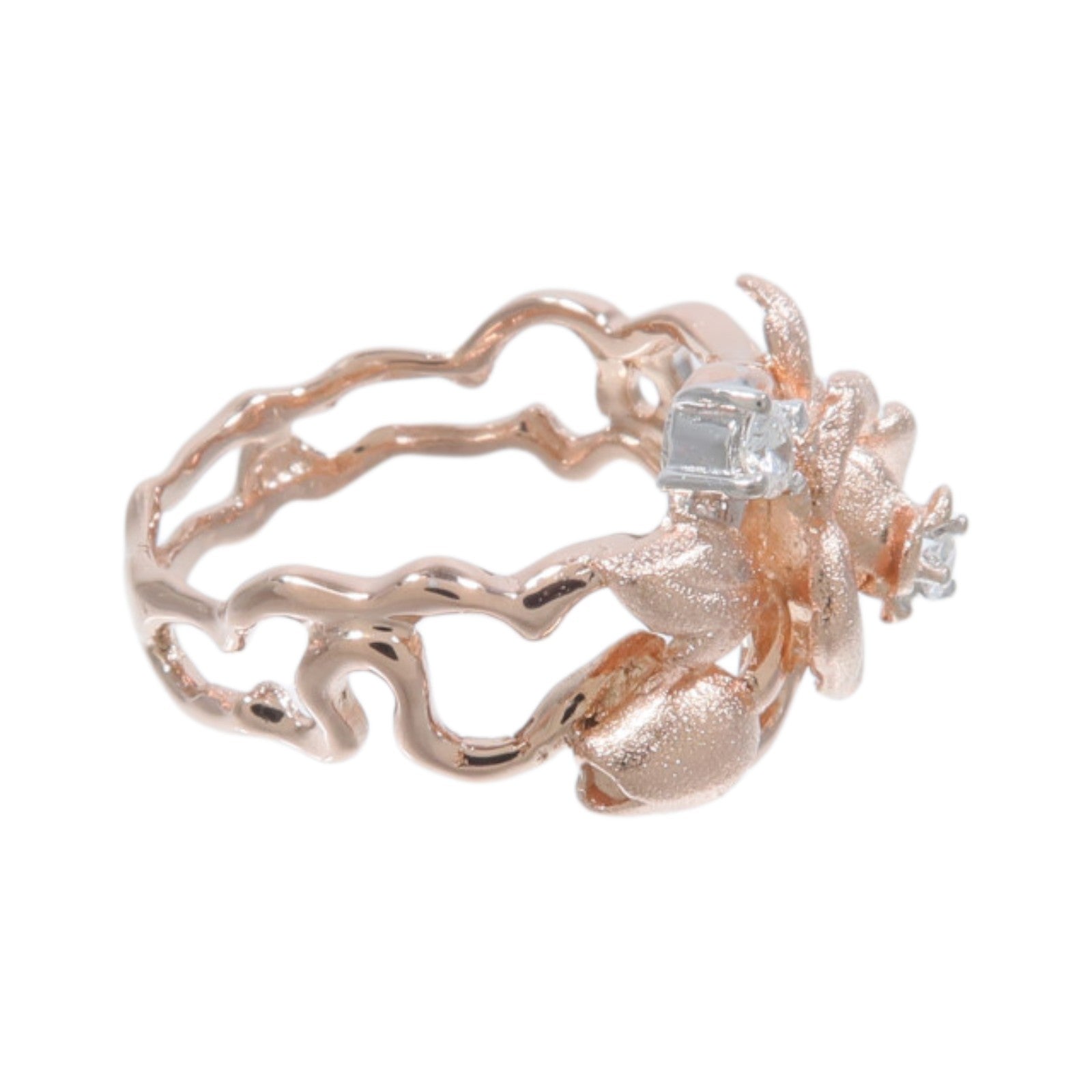 JEWELRY 18K玫瑰金/白金Diamond Ring鑽石戒指