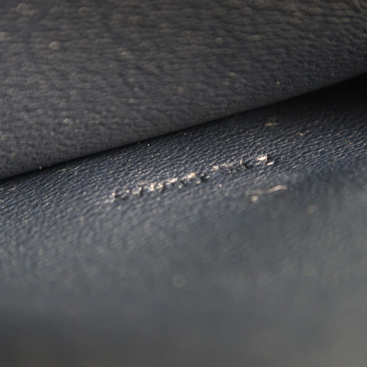 HERMES Alligator Shiny皮革Bearn Long Wallet銀扣長錢包Bleu Marine