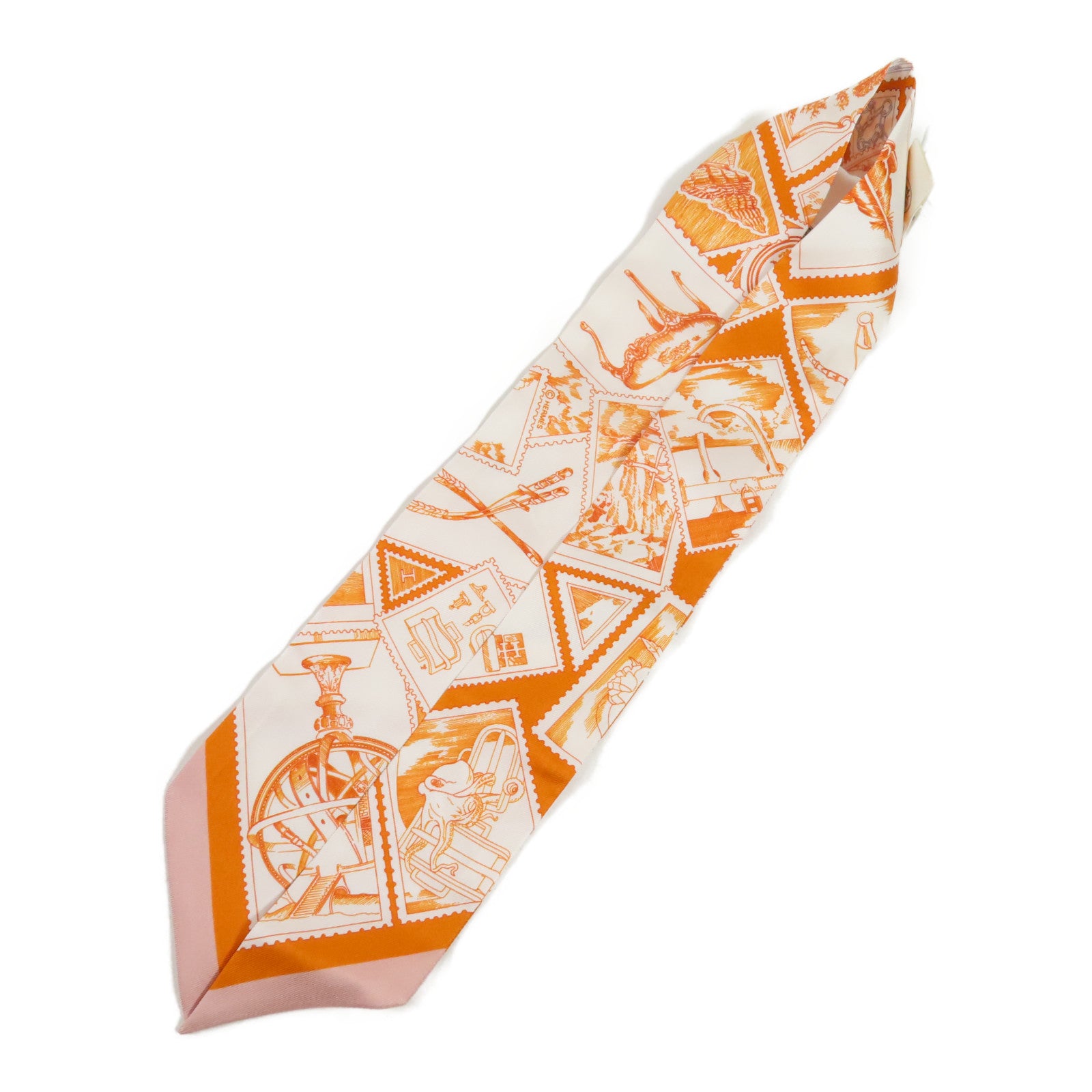 HERMES 絲質Twilly絲巾