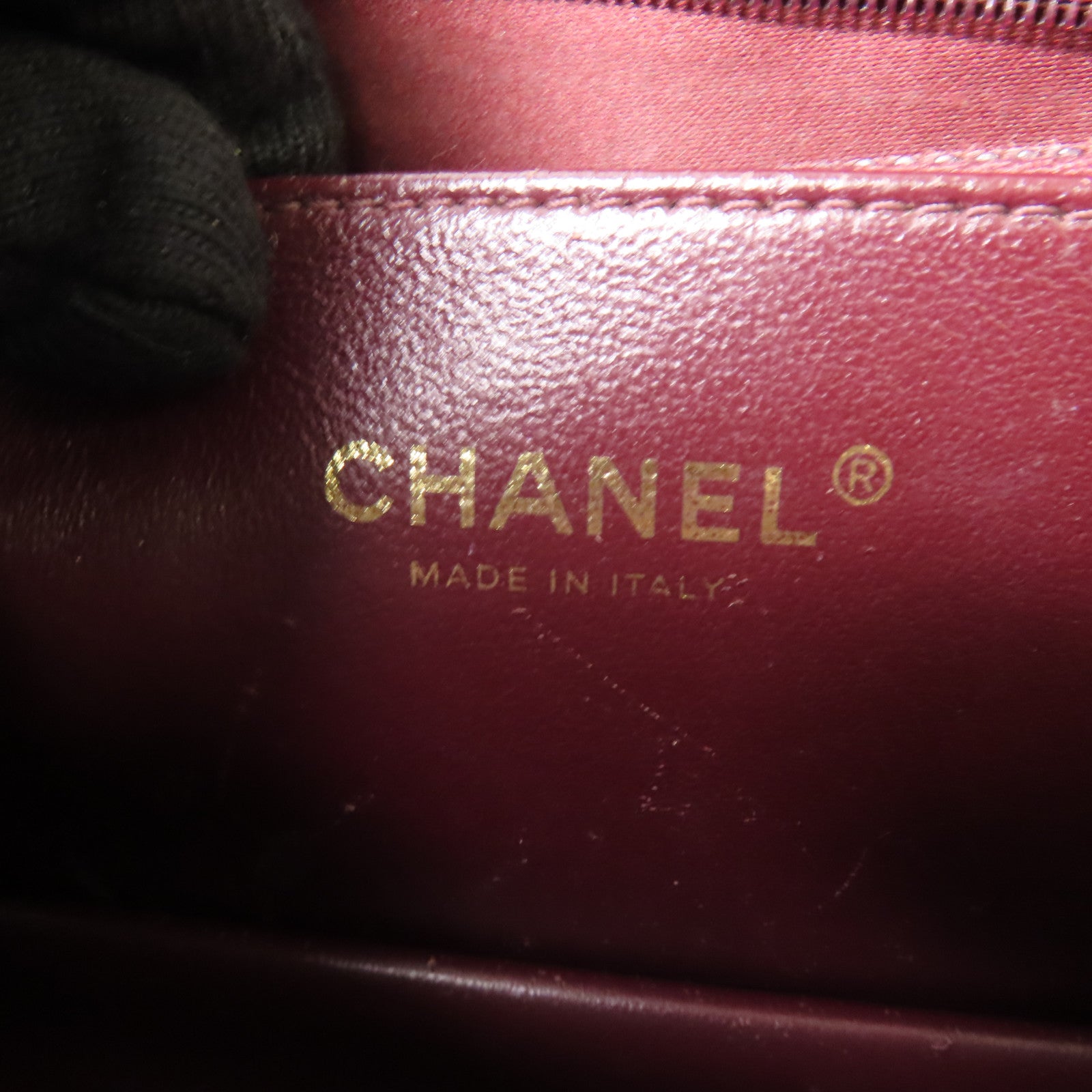 CHANEL 牛皮皮革Shoulder Bag金扣肩背袋