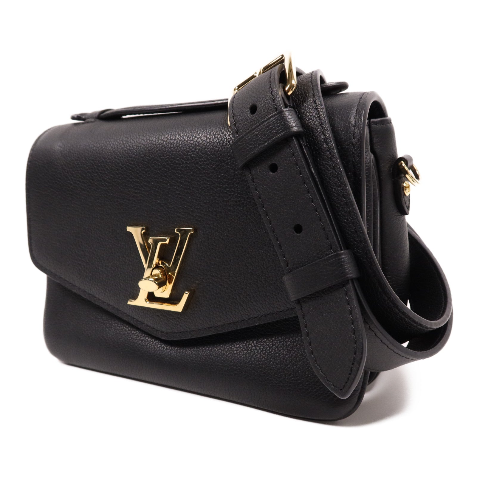 LOUIS VUITTON 牛皮皮革Oxford金扣肩背袋