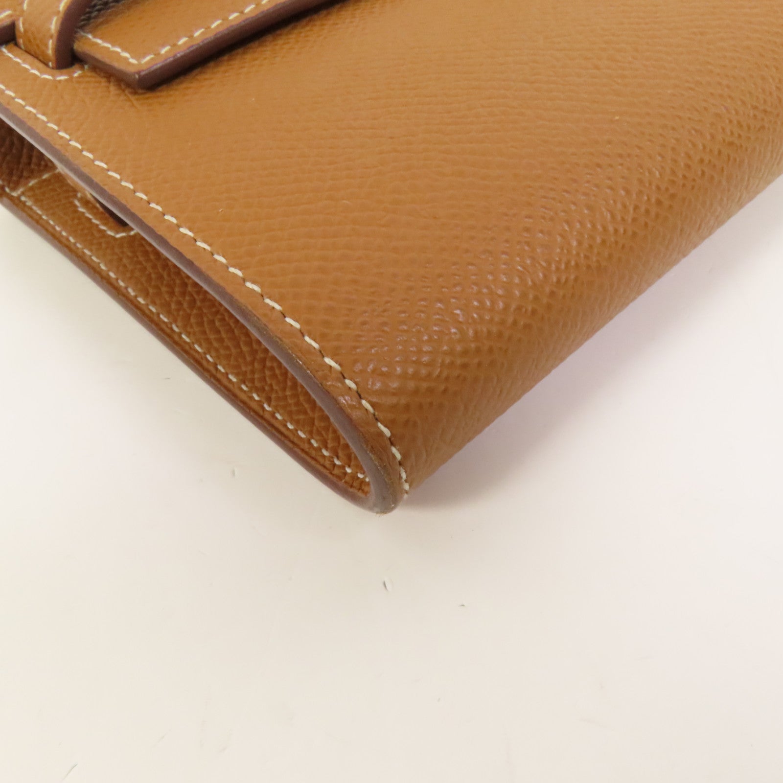 HERMES Epsom皮革Kelly To Go金扣肩背袋Gold