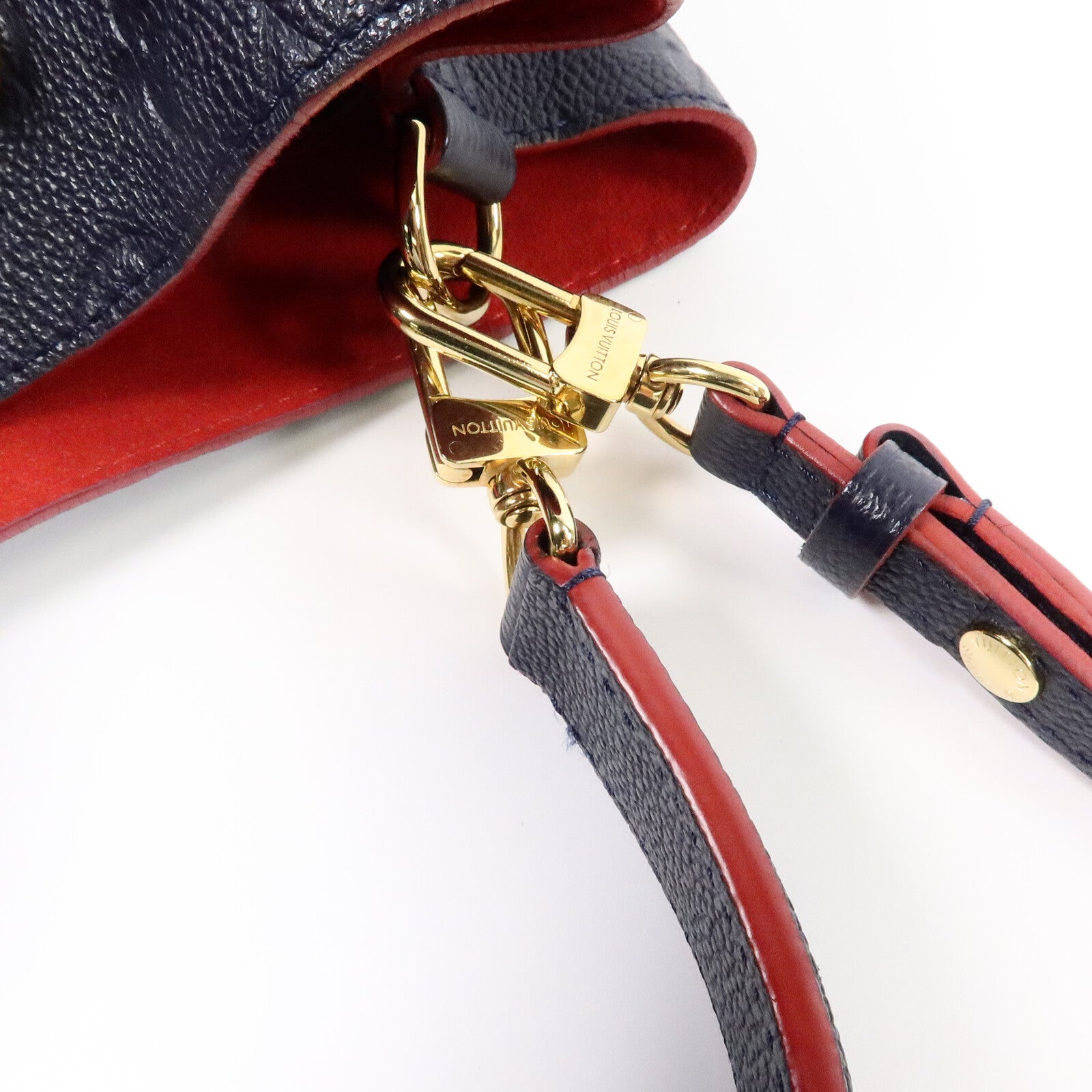 LOUIS VUITTON Monogram Empreinte Neo Noe MM手挽肩背兩用袋
