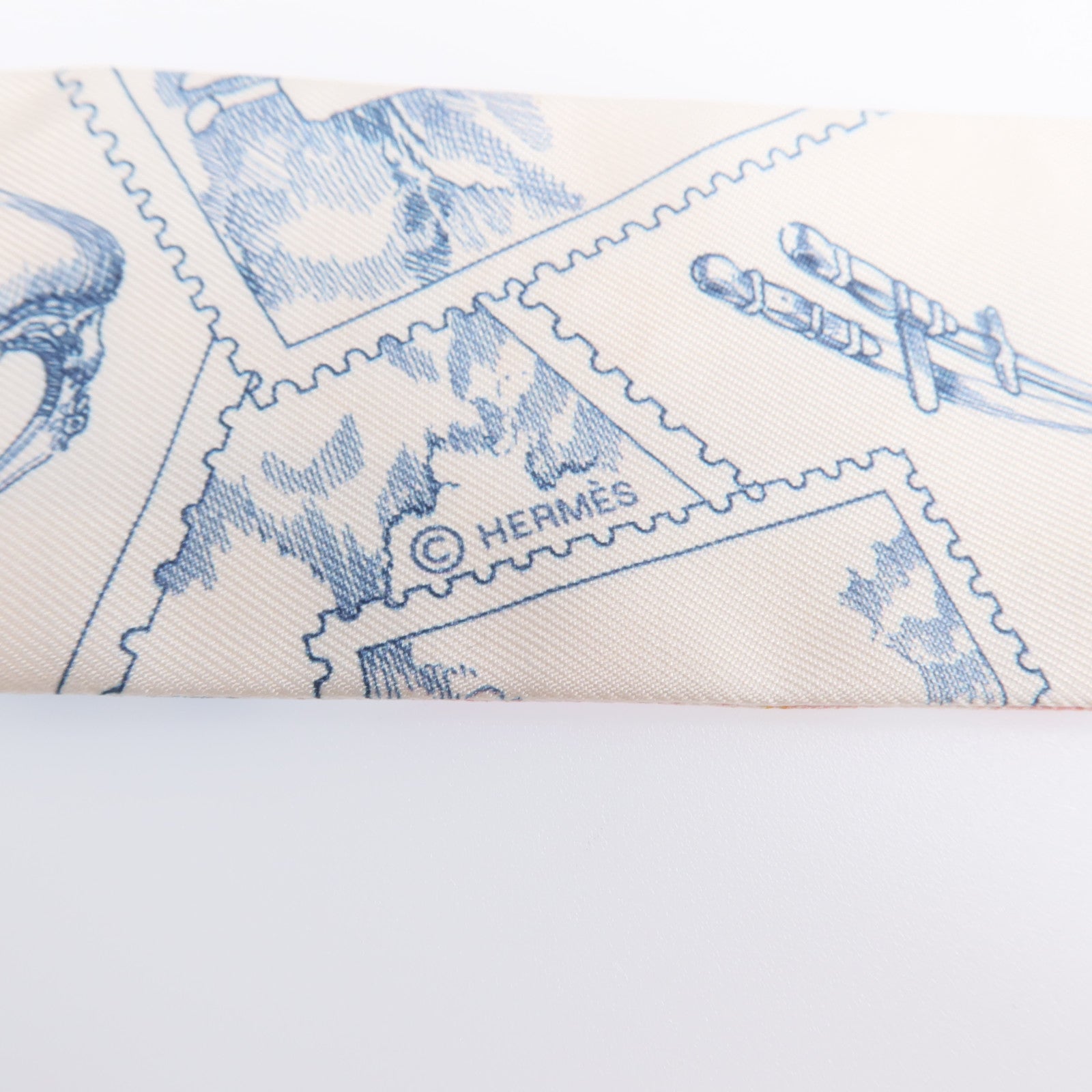 HERMES 絲質Twilly絲巾
