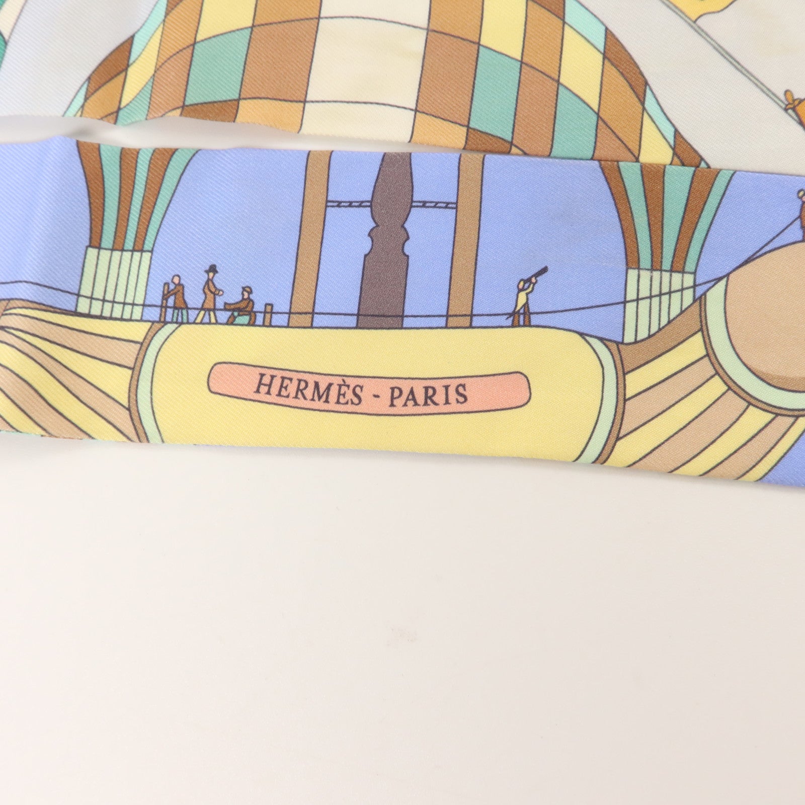 HERMES 絲質Twilly絲巾