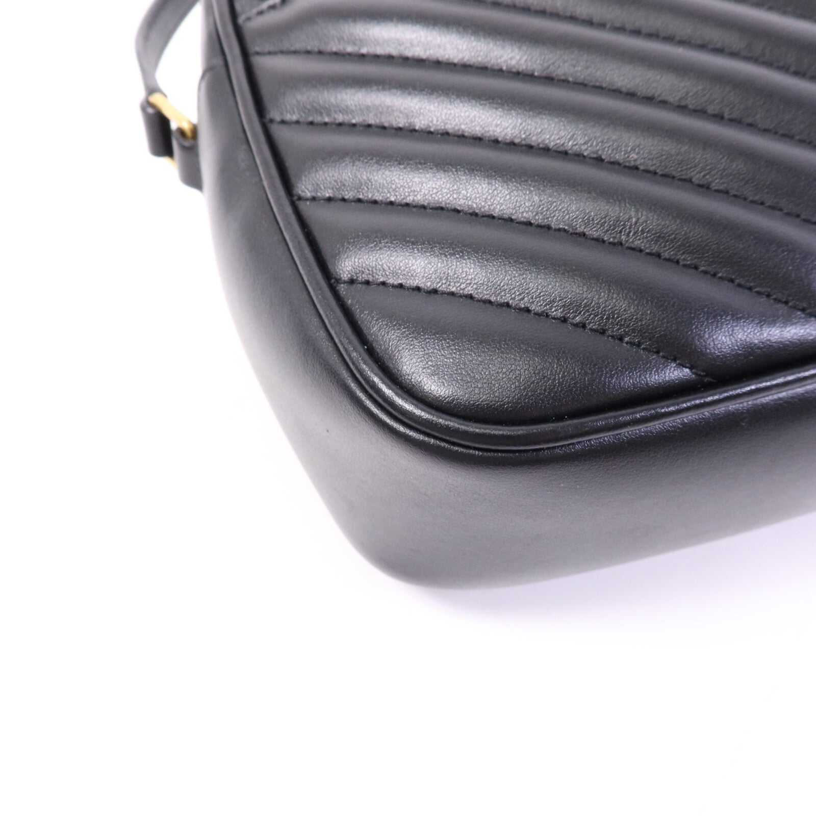 SAINT LAURENT 牛皮皮革LOU Camera Bag金扣肩背袋
